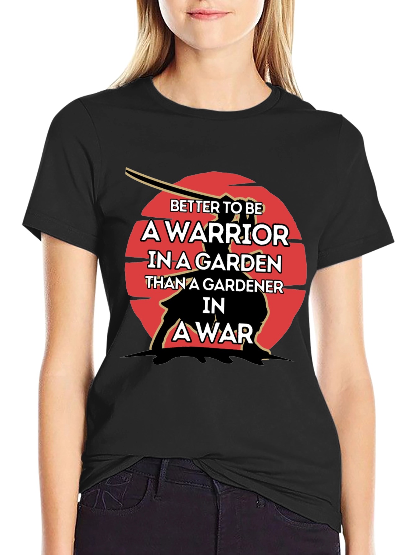 Warrior in a Garden Graphic Tee