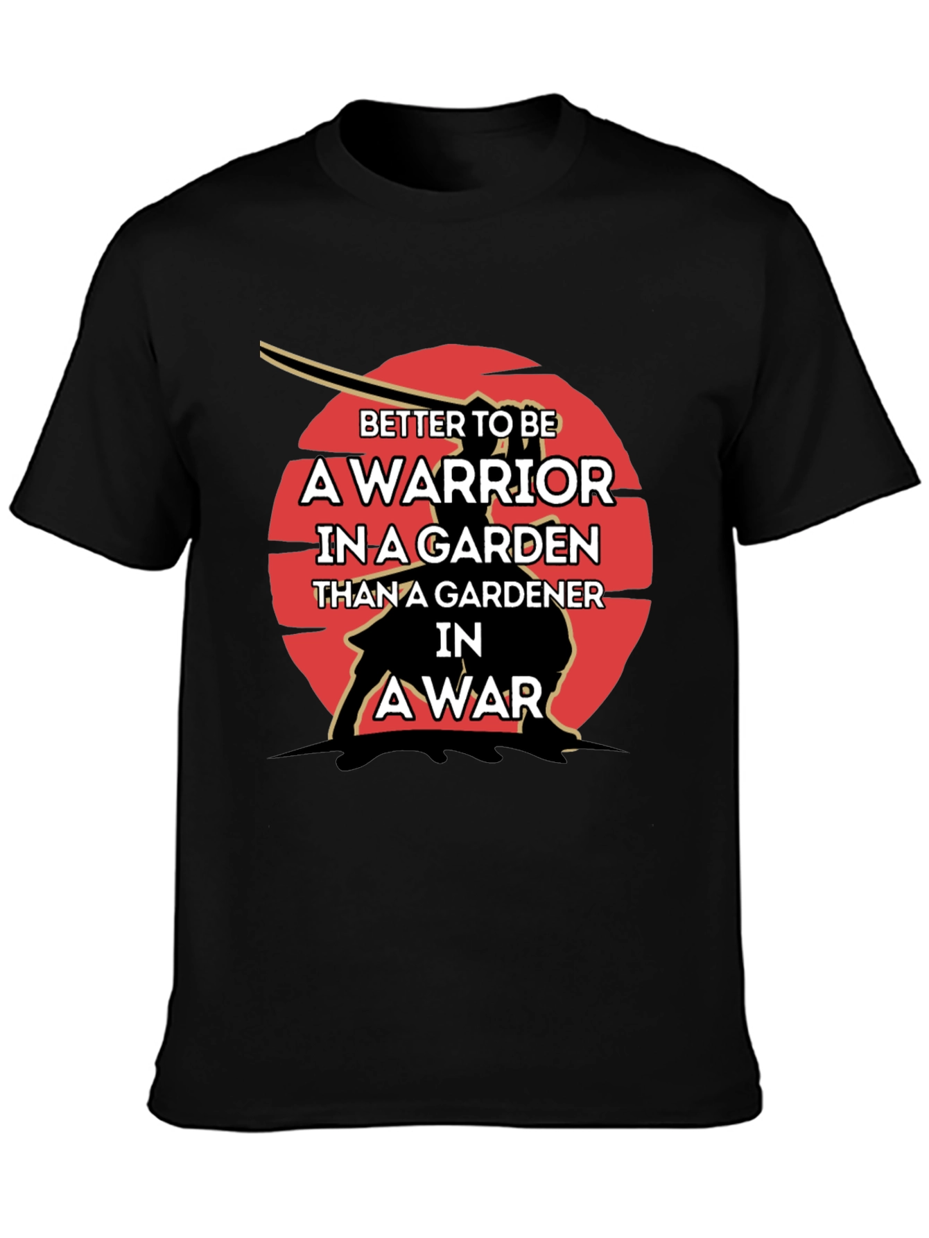 Warrior in a Garden Graphic Tee