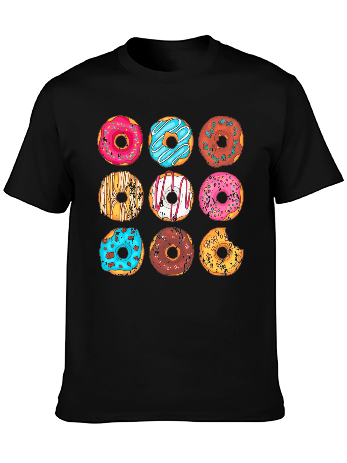 Donut Graphic T-Shirt - Sweet Style