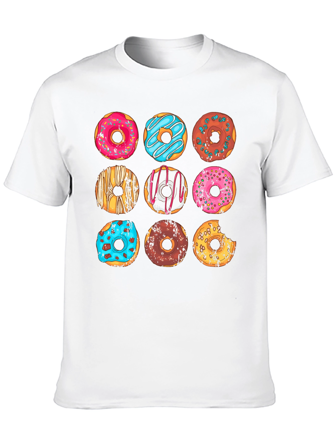 Donut Graphic T-Shirt - Sweet Style