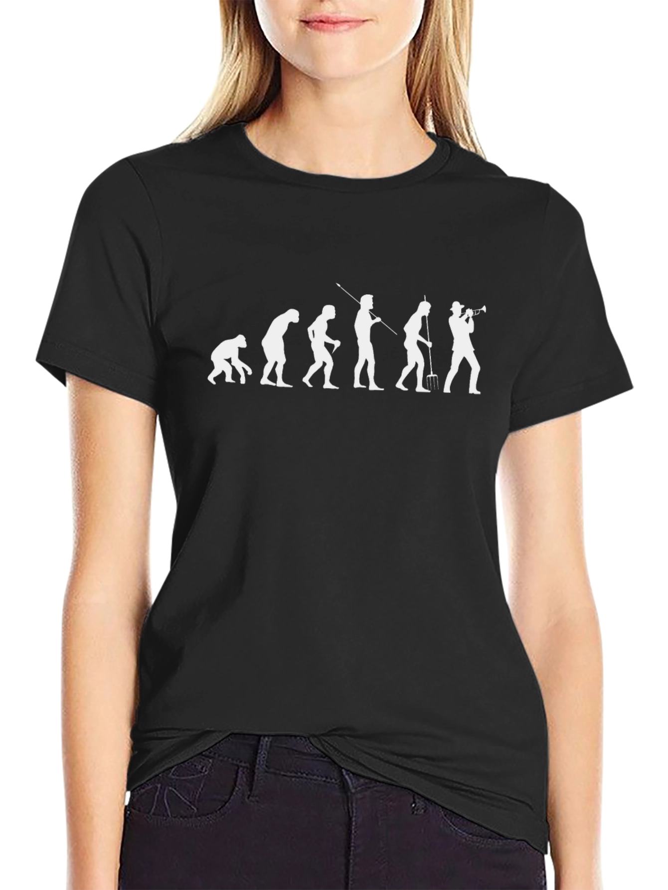 Evolution of Man T-Shirt Black