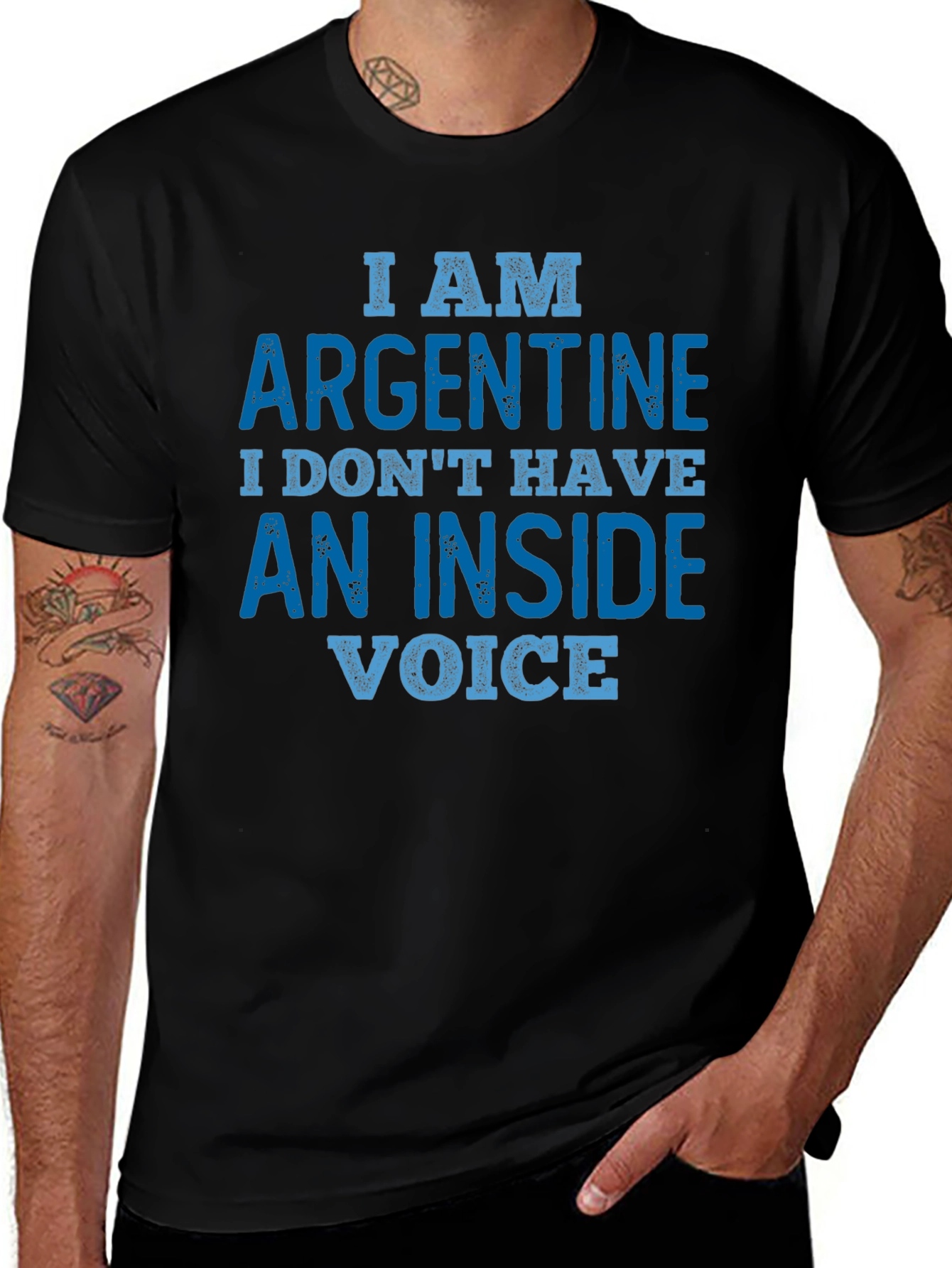 Argentine Humor T-Shirt - No Inside Voice