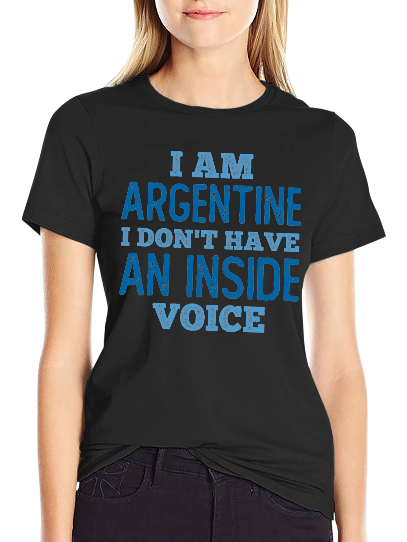 Argentine Humor T-Shirt - No Inside Voice