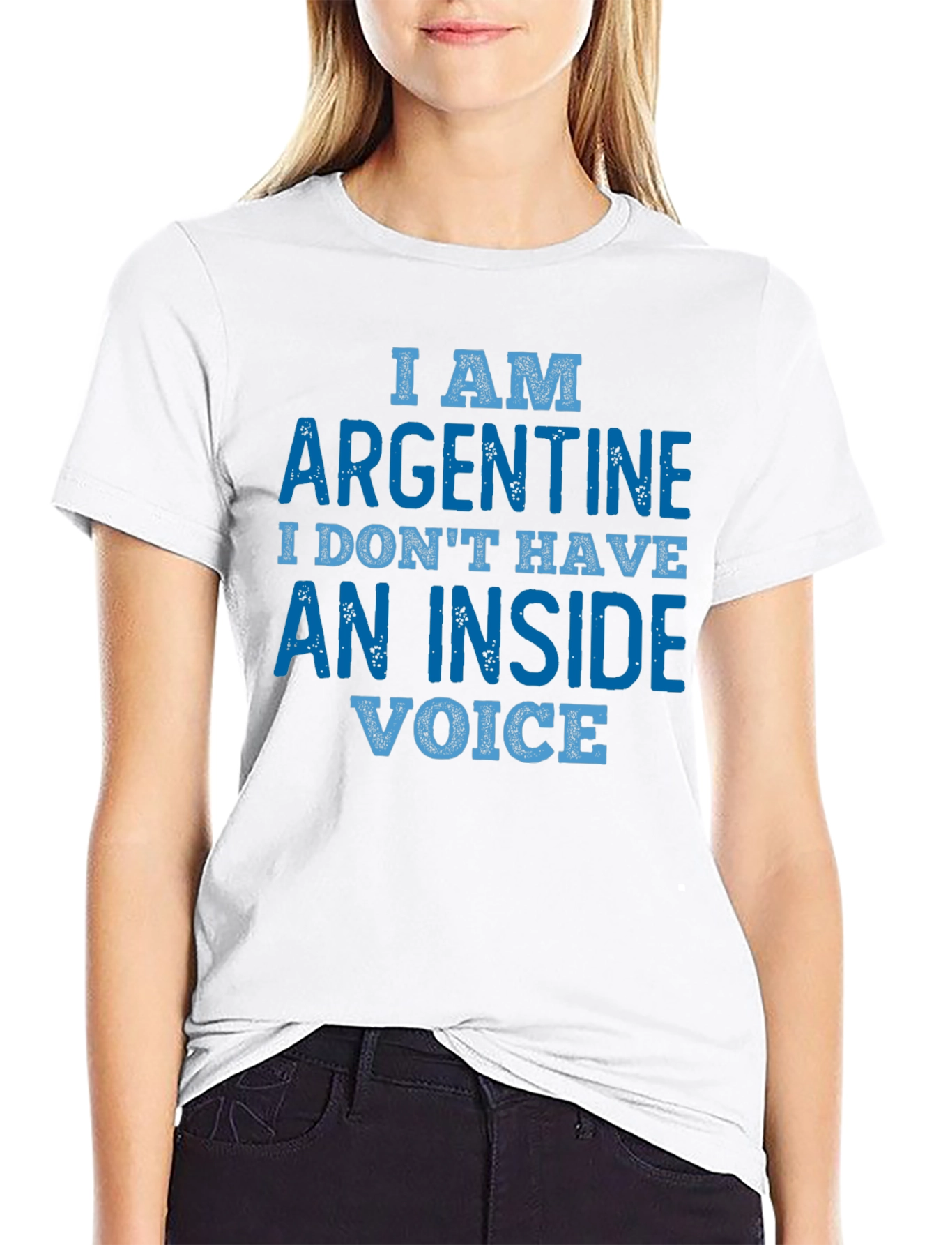 Argentine Humor T-Shirt - No Inside Voice