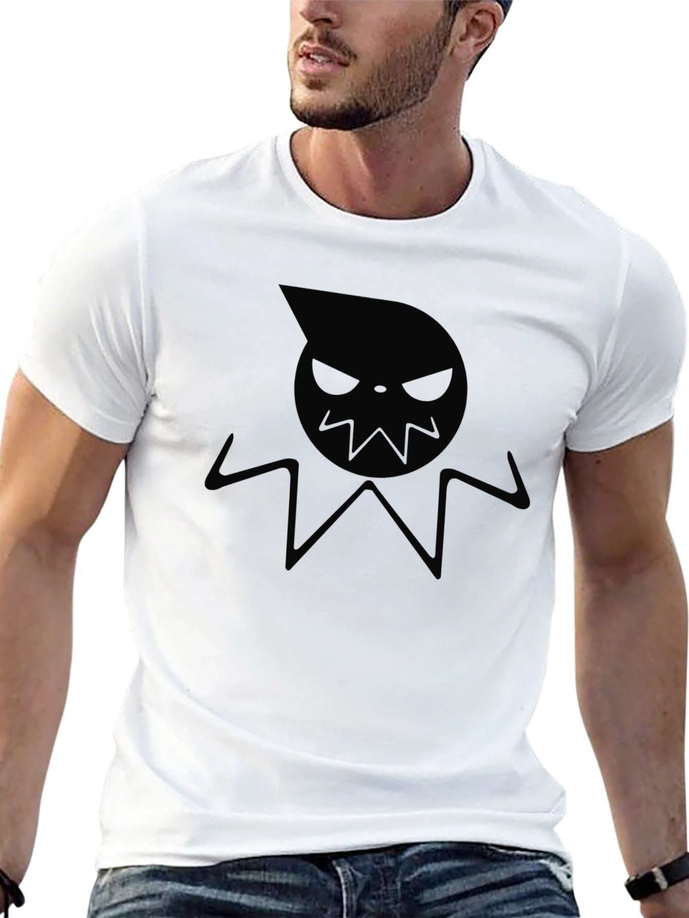 Soul Eater Inspired Black Graphic T-Shirt