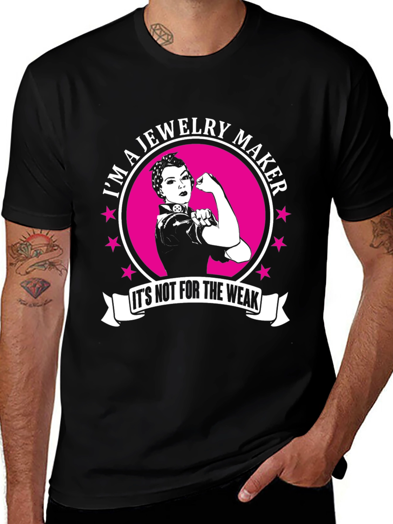 Jewelry Maker Strong Woman T-Shirt