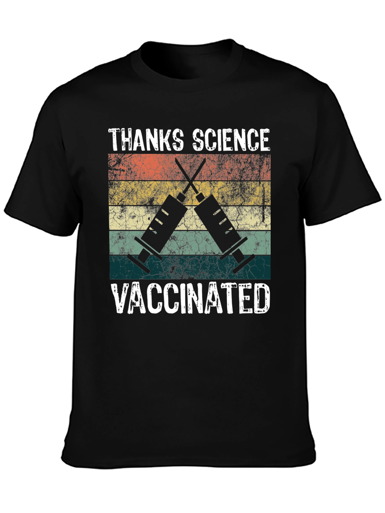 Thanks Science Vaccinated Graphic Tee