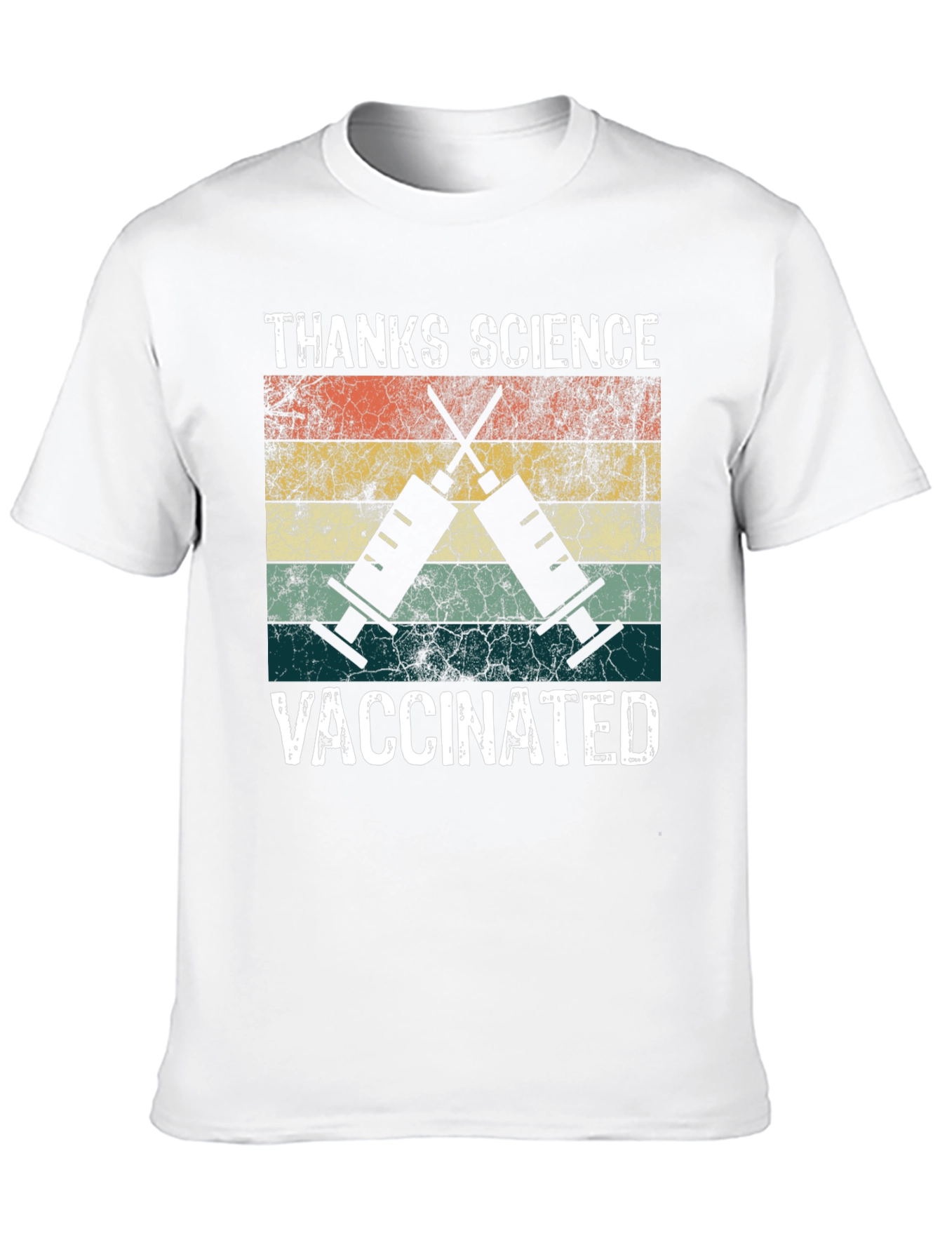 Thanks Science Vaccinated Graphic Tee