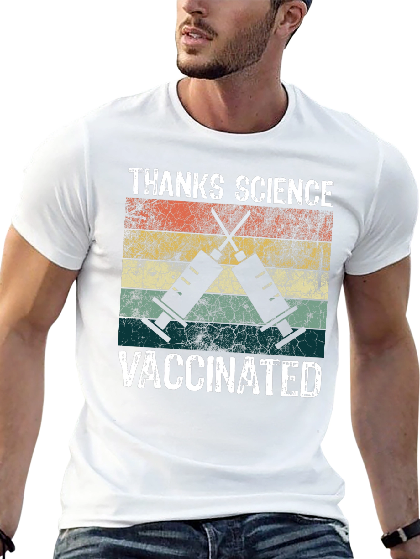 Thanks Science Vaccinated Graphic Tee