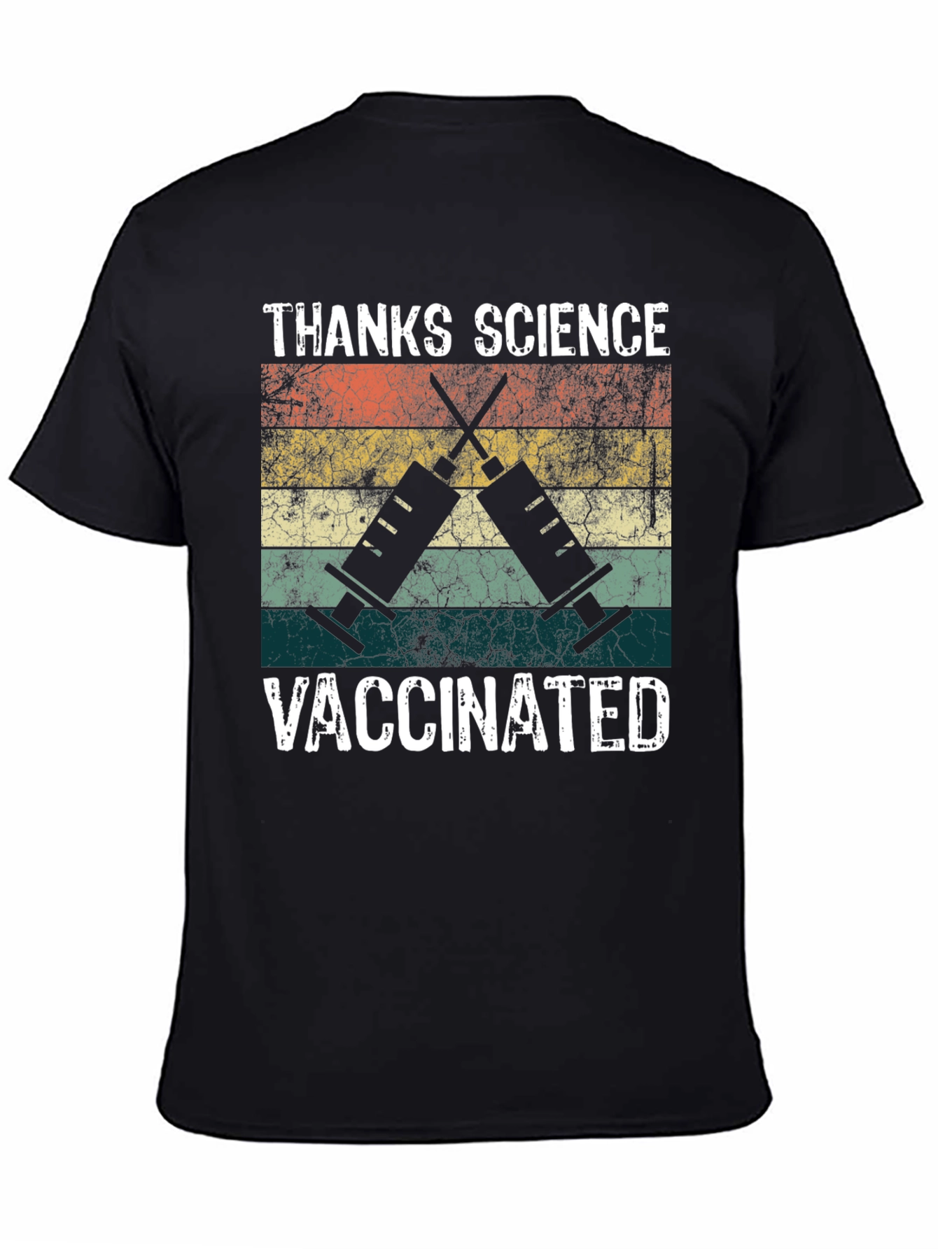 Thanks Science Vaccinated Graphic Tee