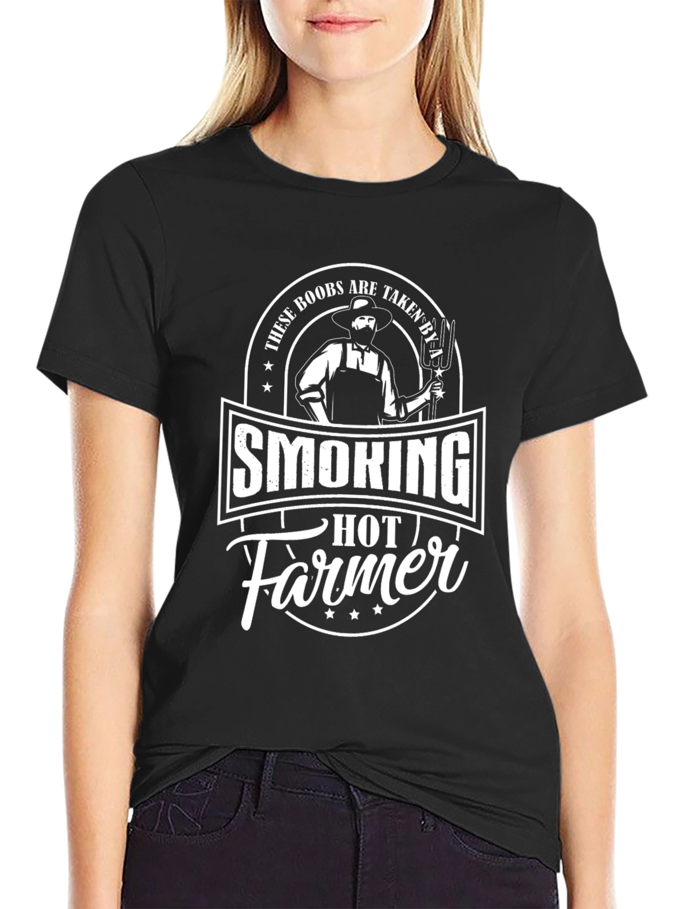 Smoking Hot Farmer Graphic Tee