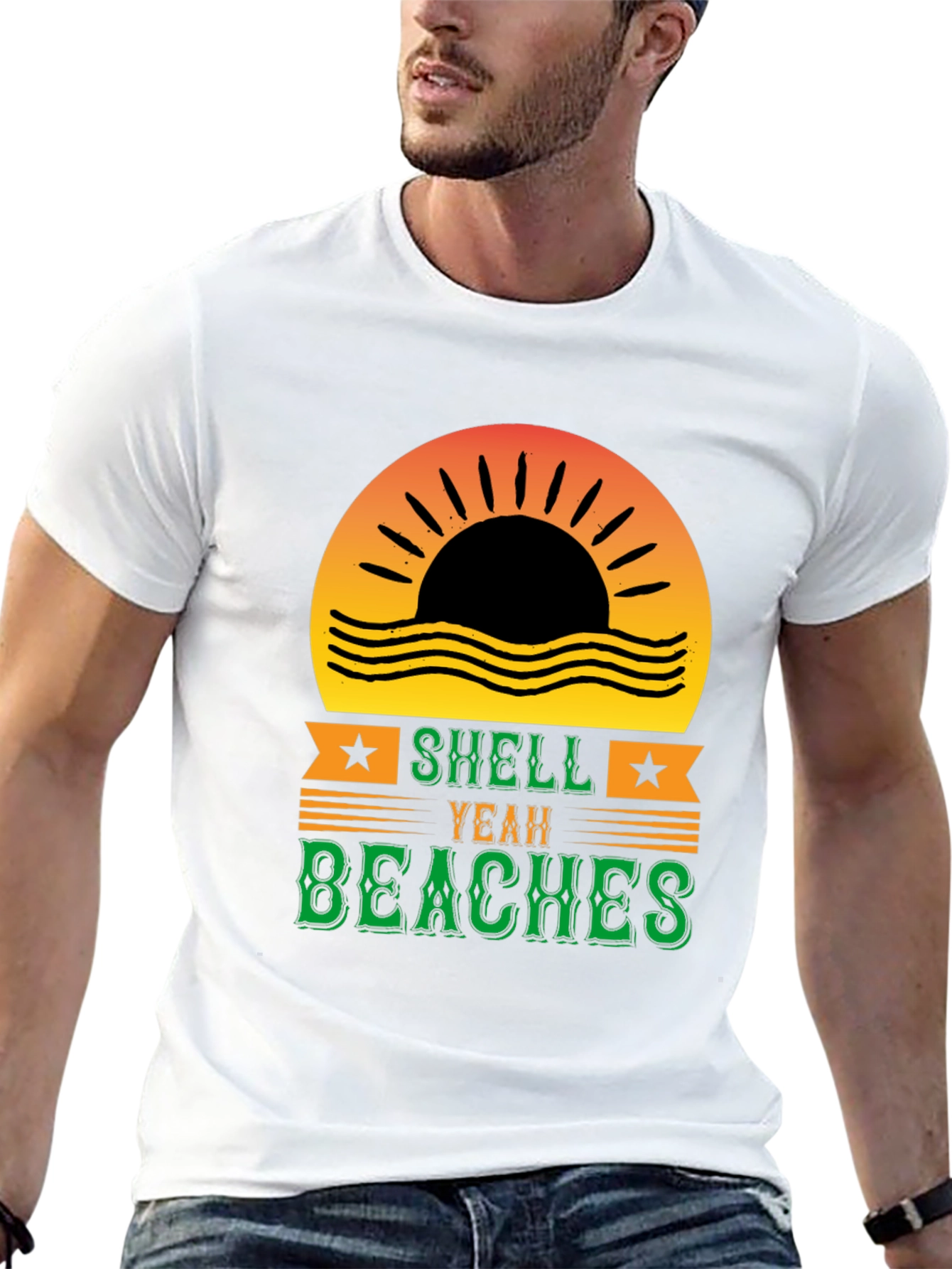 Shell Yeah Beaches Graphic Tee - Summer Vibes