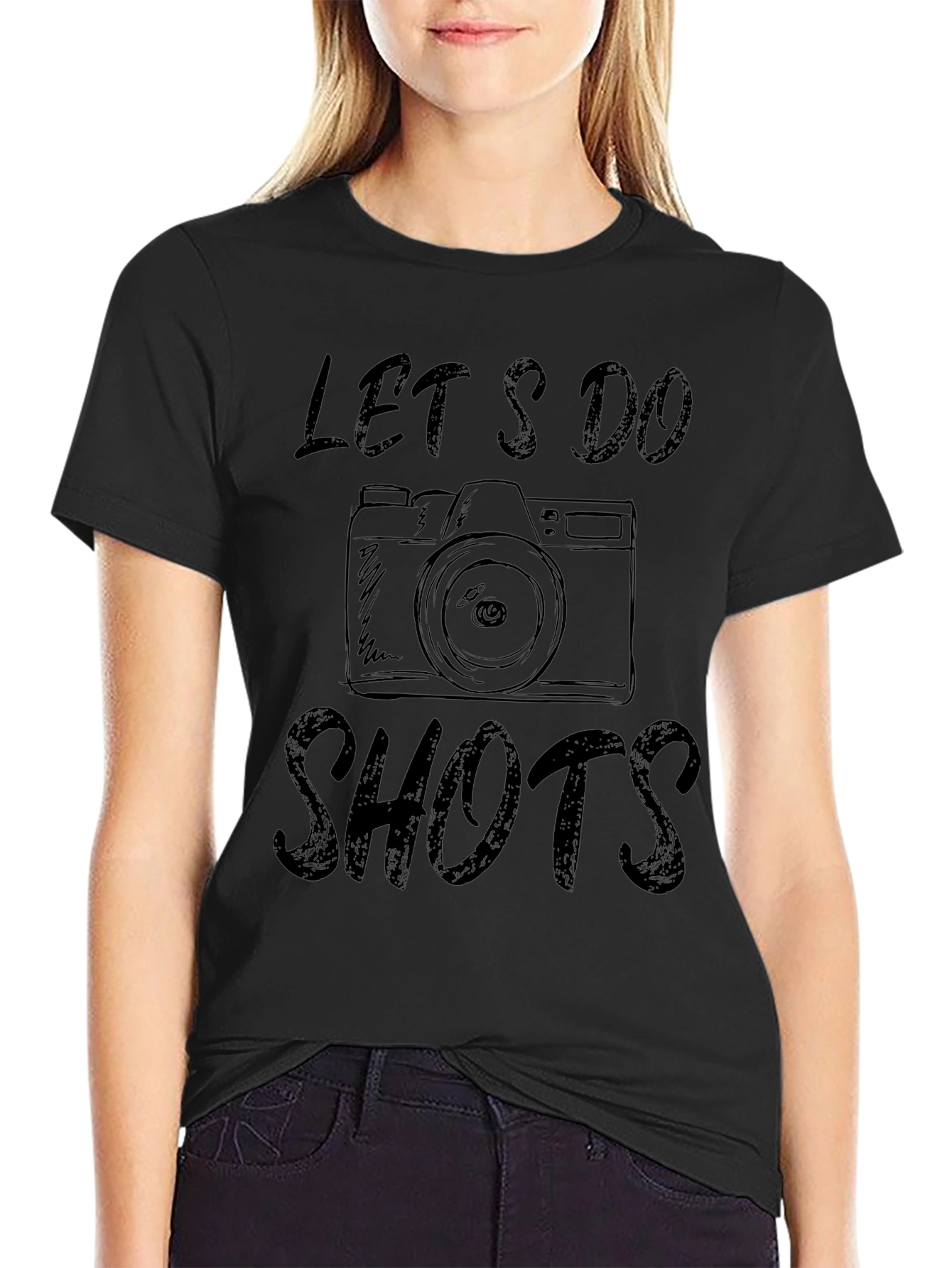 Lets Do Shots T-Shirt - Photography Humor Tee