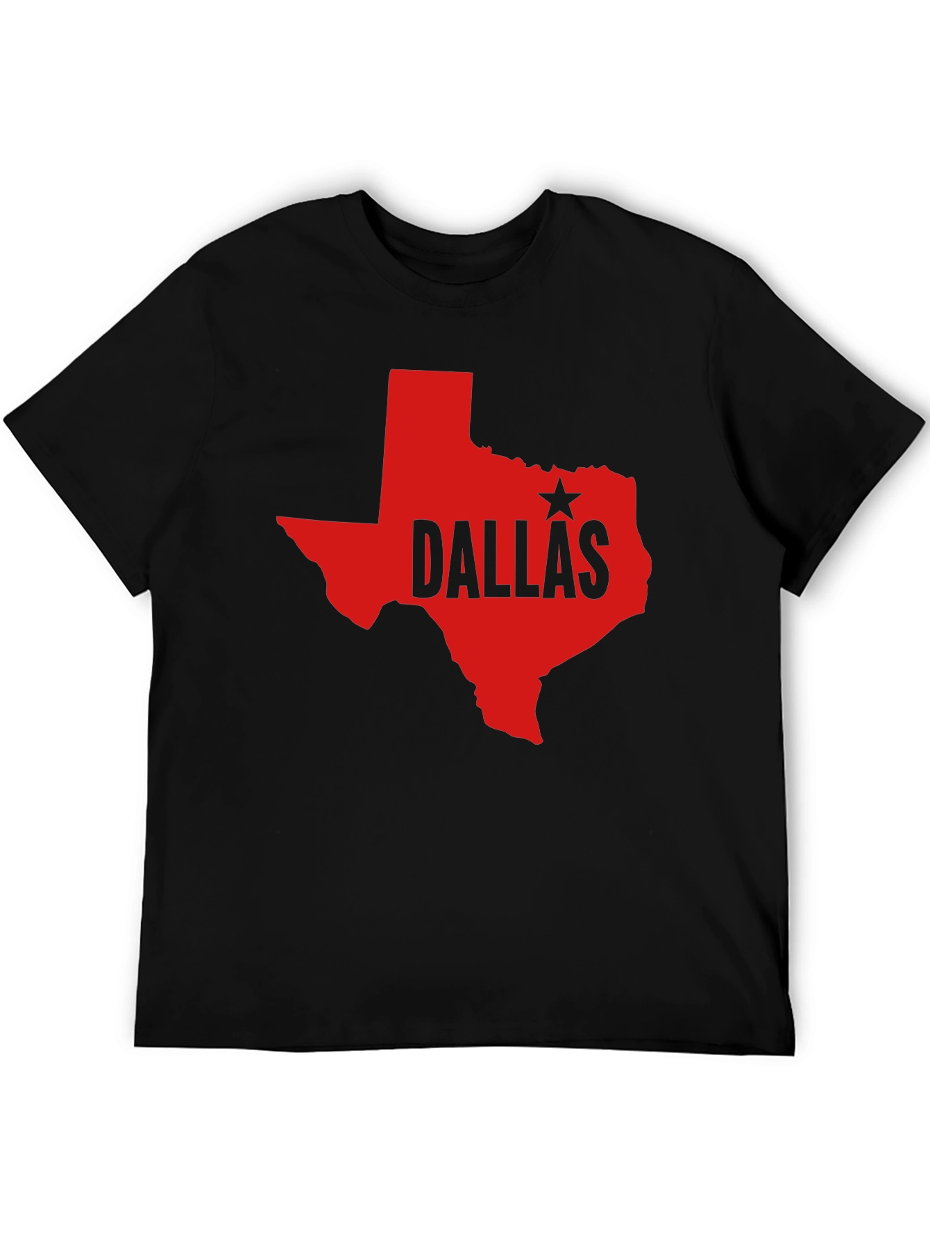Dallas Texas State Outline T-Shirt