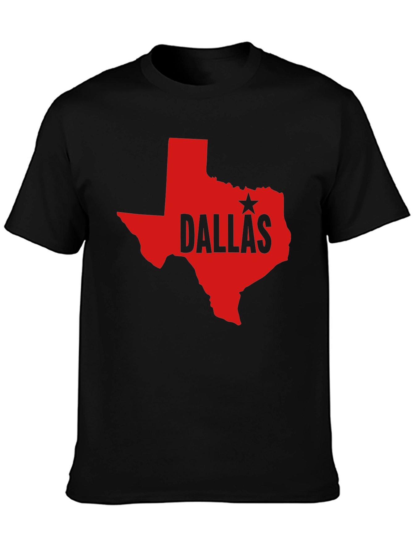 Dallas Texas State Outline T-Shirt