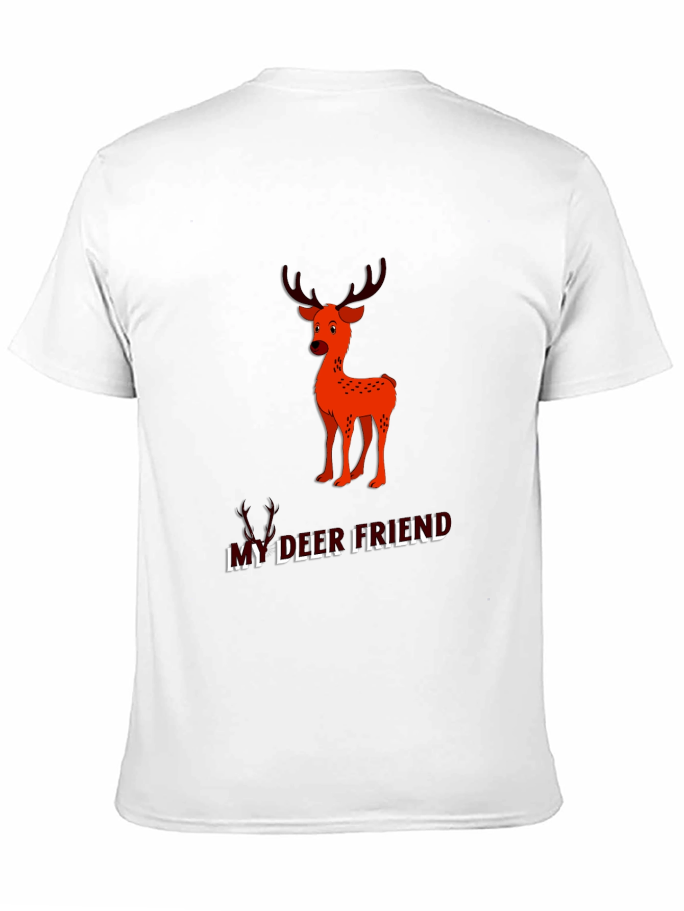 My Deer Friend Black Graphic Tee
