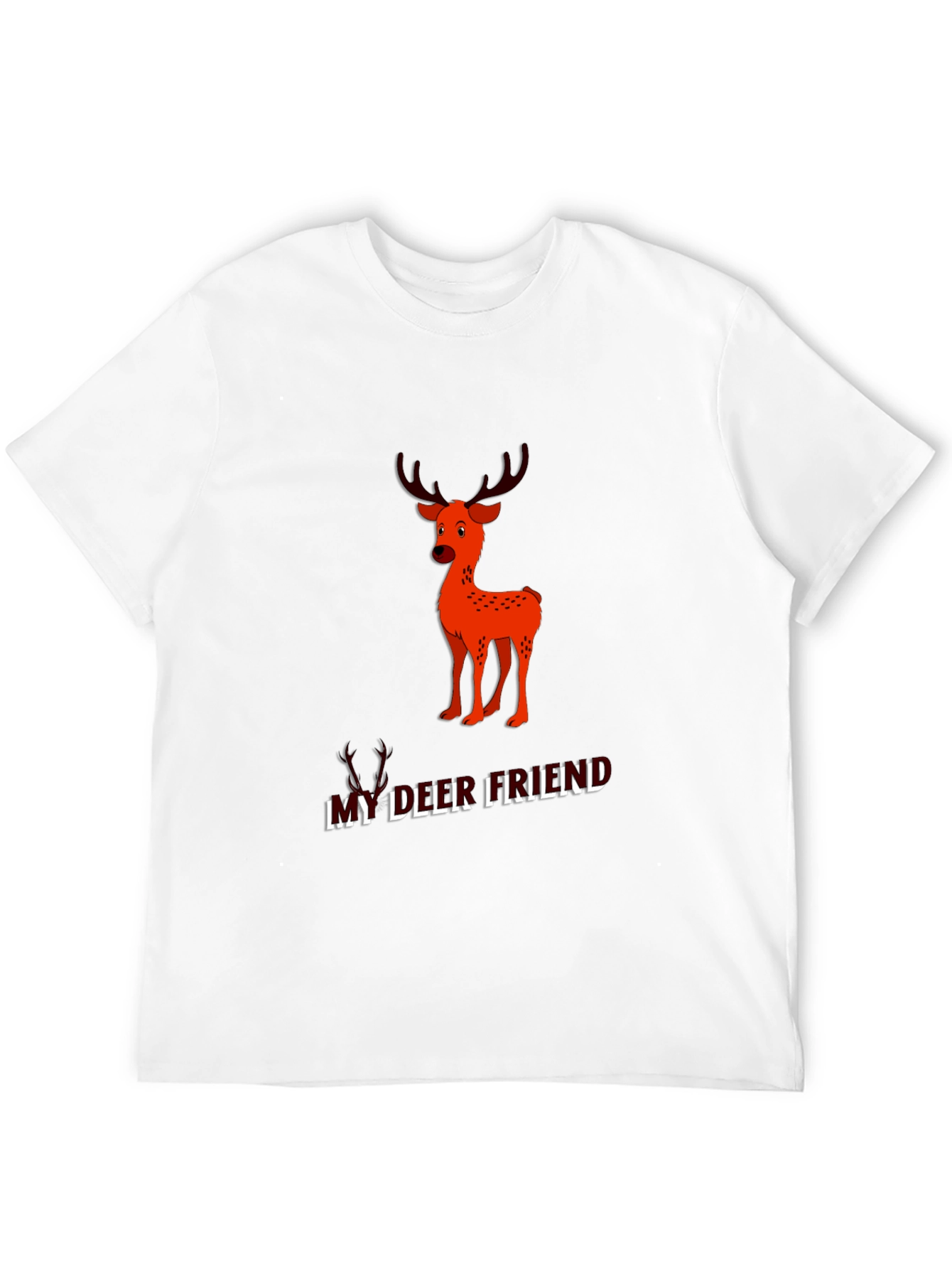 My Deer Friend Black Graphic Tee