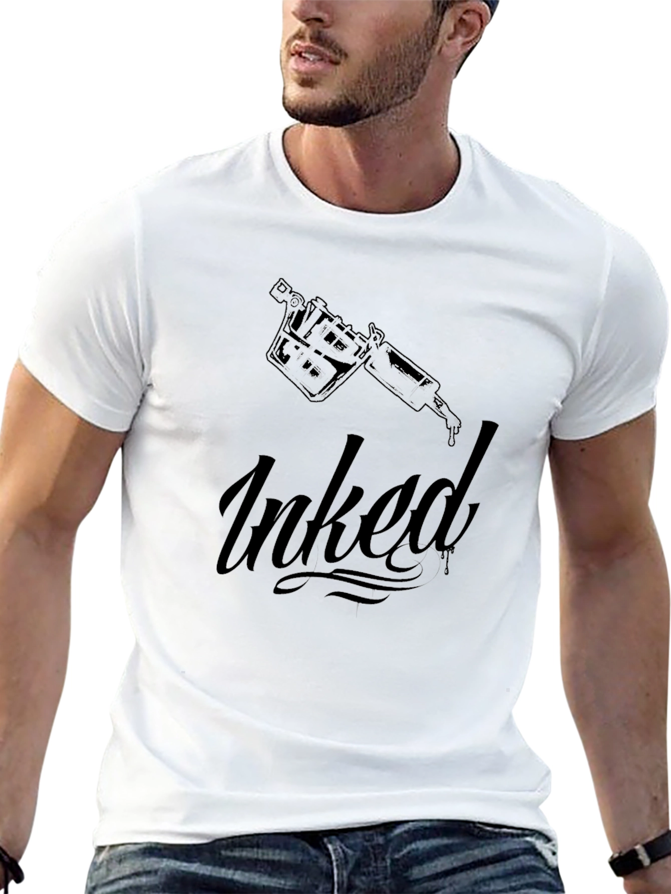 Inked Tattoo Machine Graphic T-Shirt