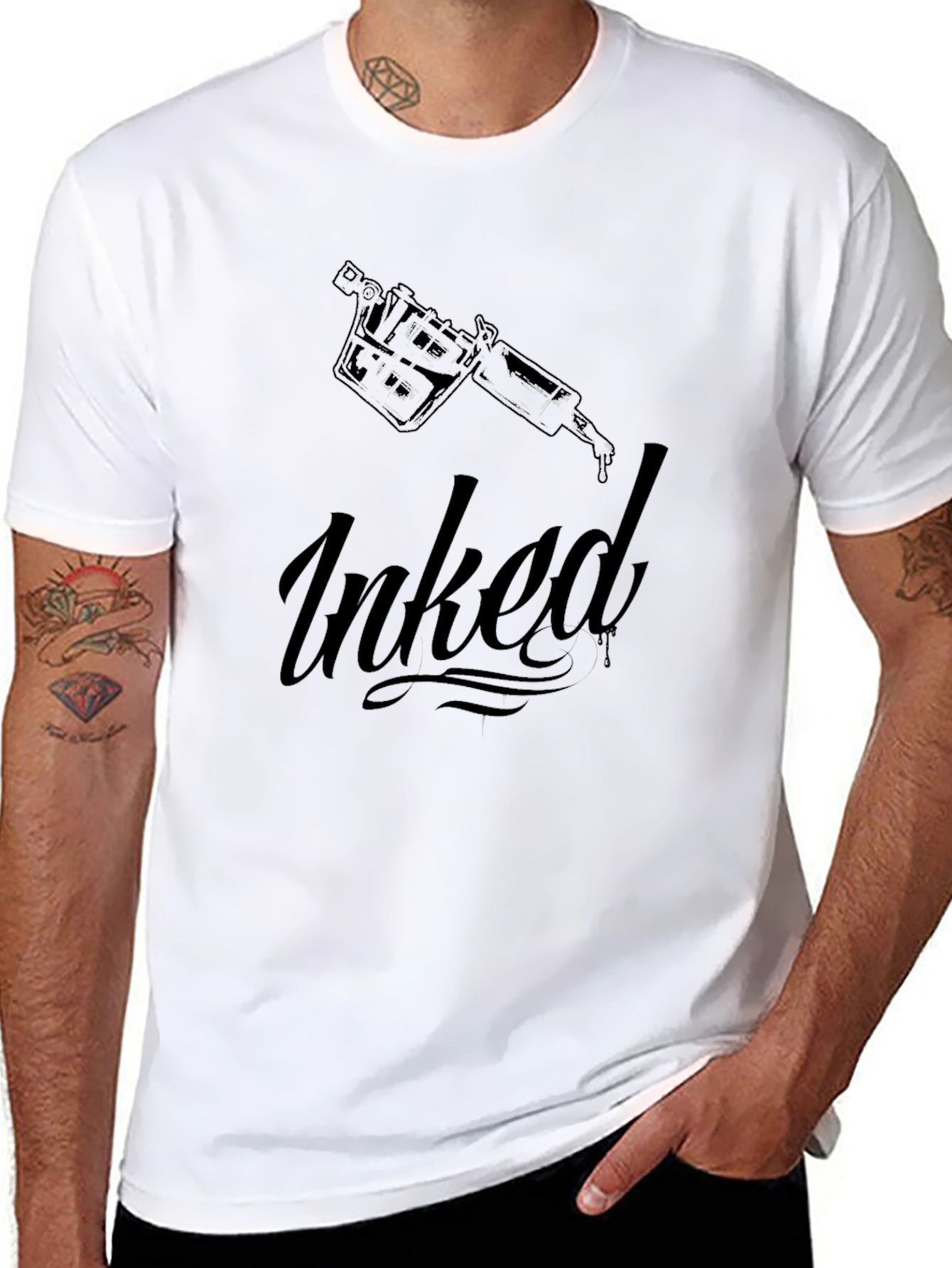 Inked Tattoo Machine Graphic T-Shirt