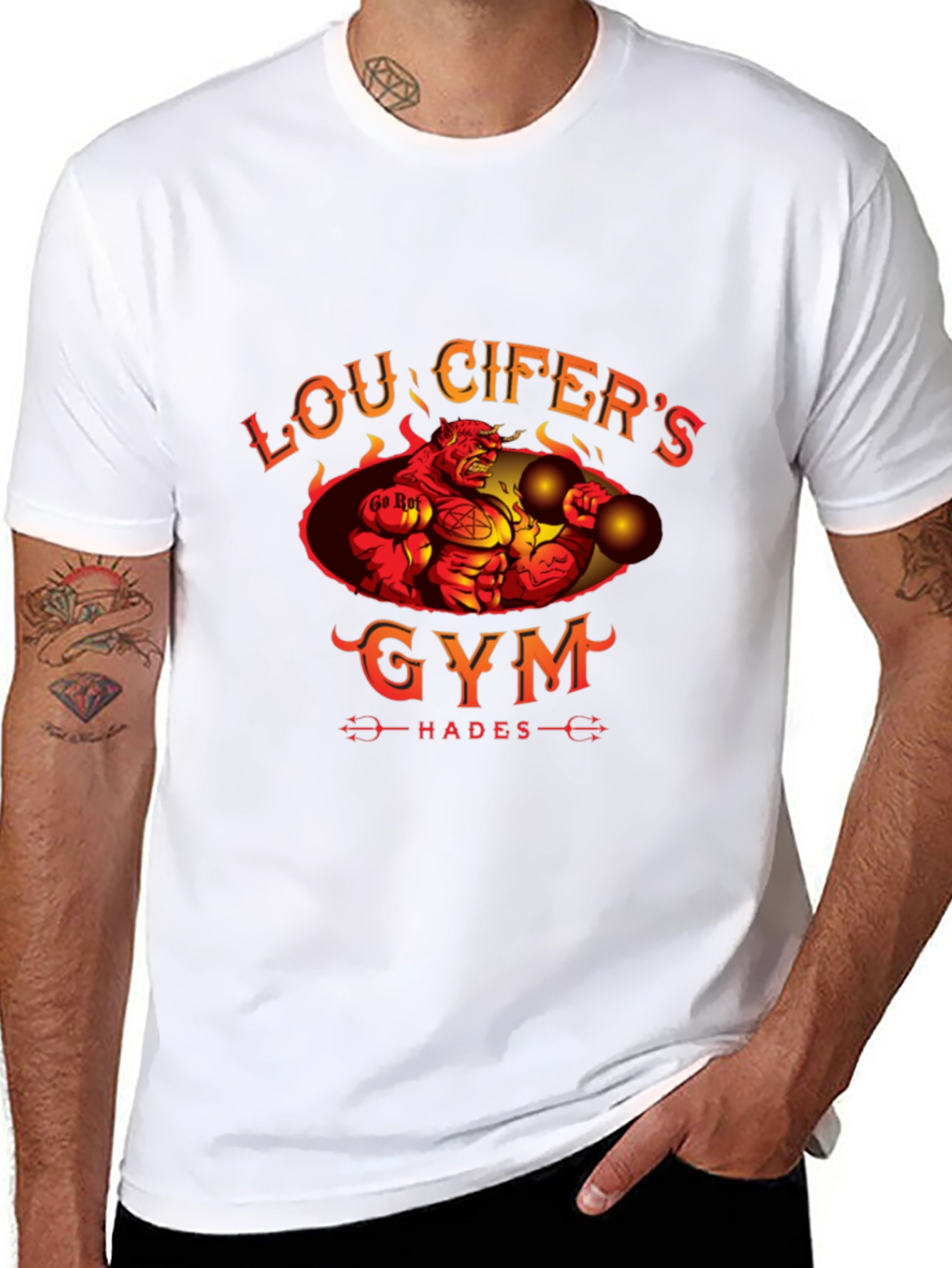 Lou Cifers Gym T-Shirt - Hades Workout Apparel