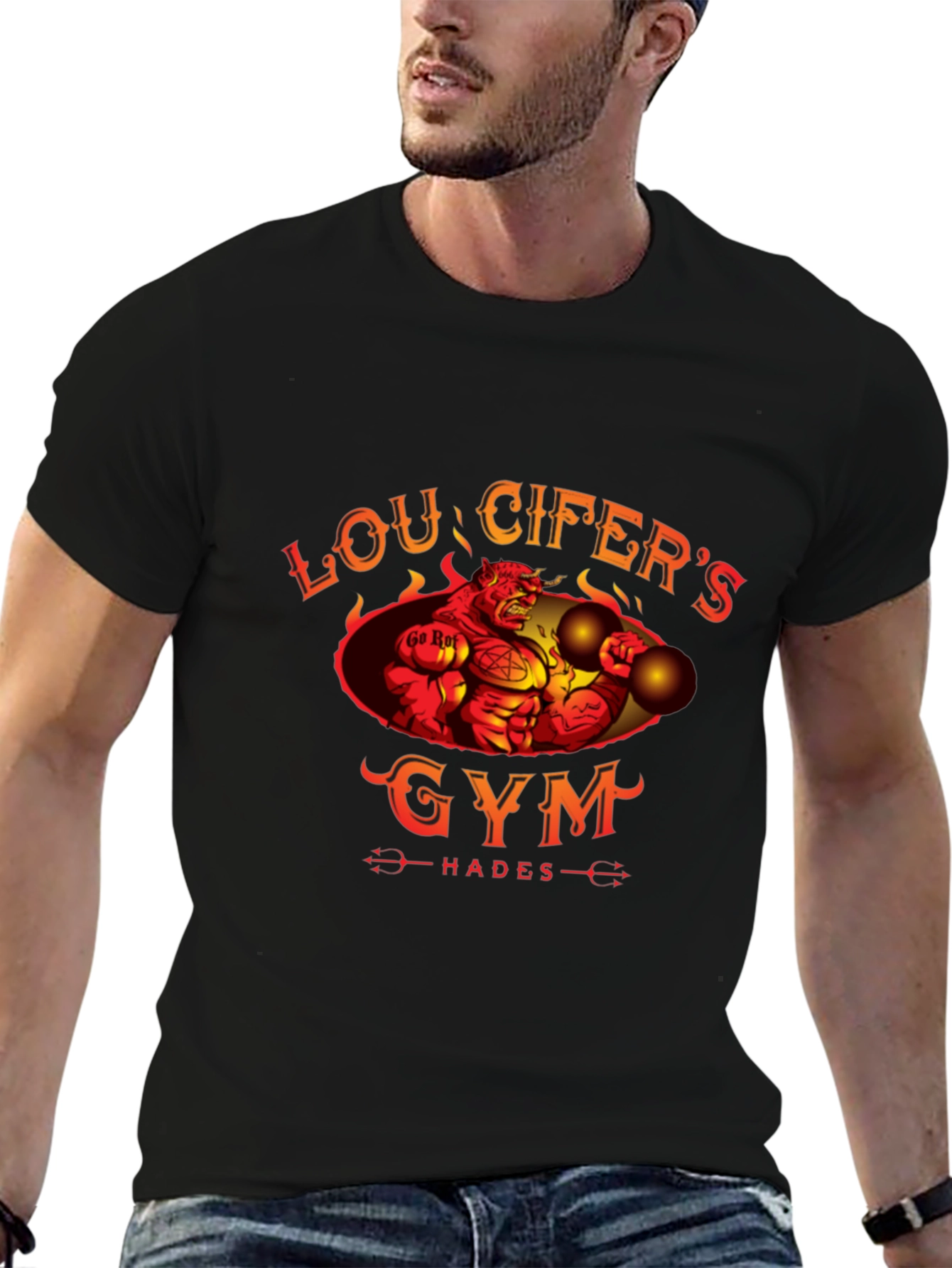 Lou Cifers Gym T-Shirt - Hades Workout Apparel