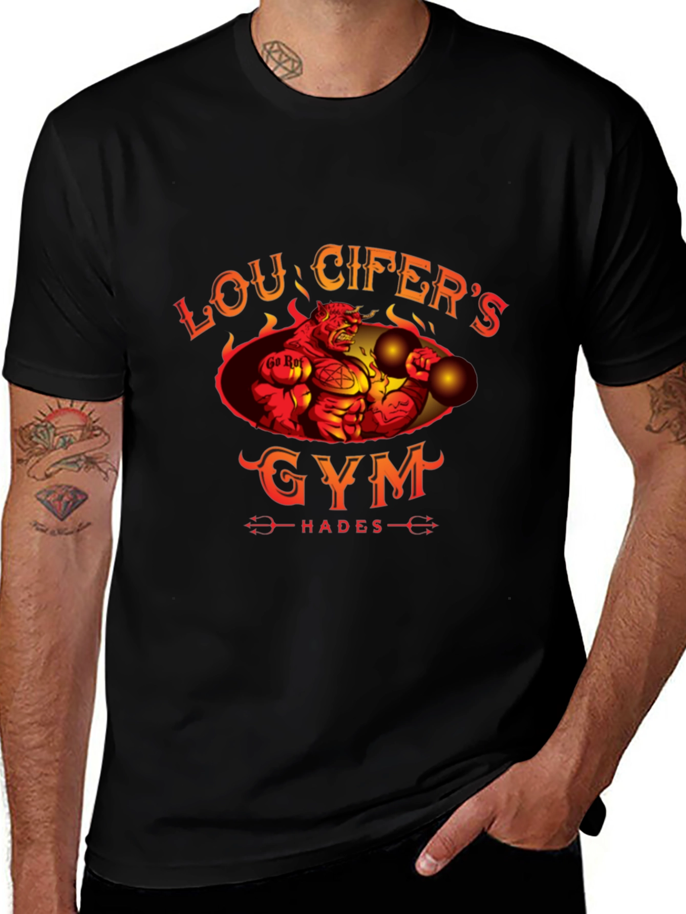 Lou Cifers Gym T-Shirt - Hades Workout Apparel