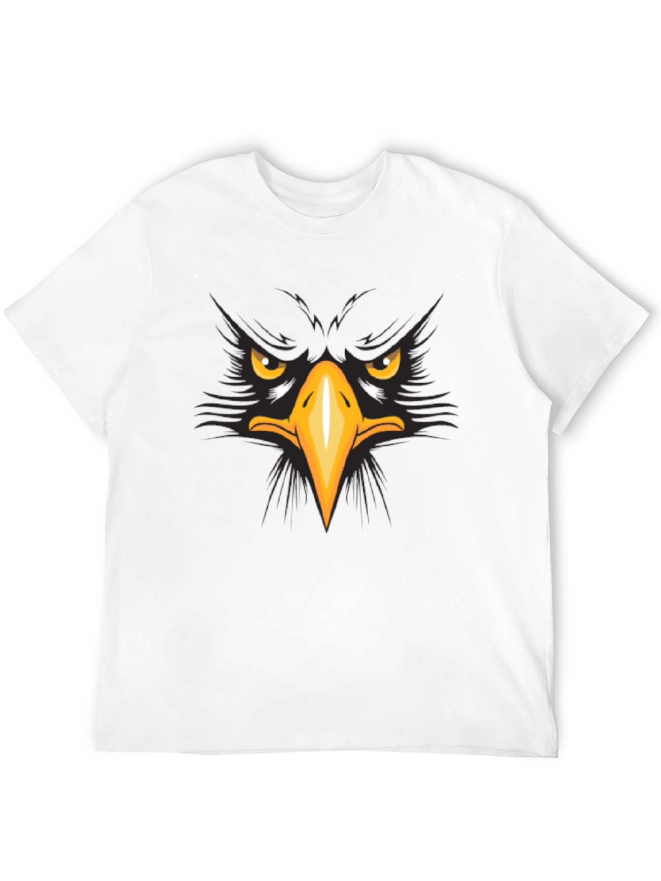 Mens Eagle Graphic Black T-Shirt