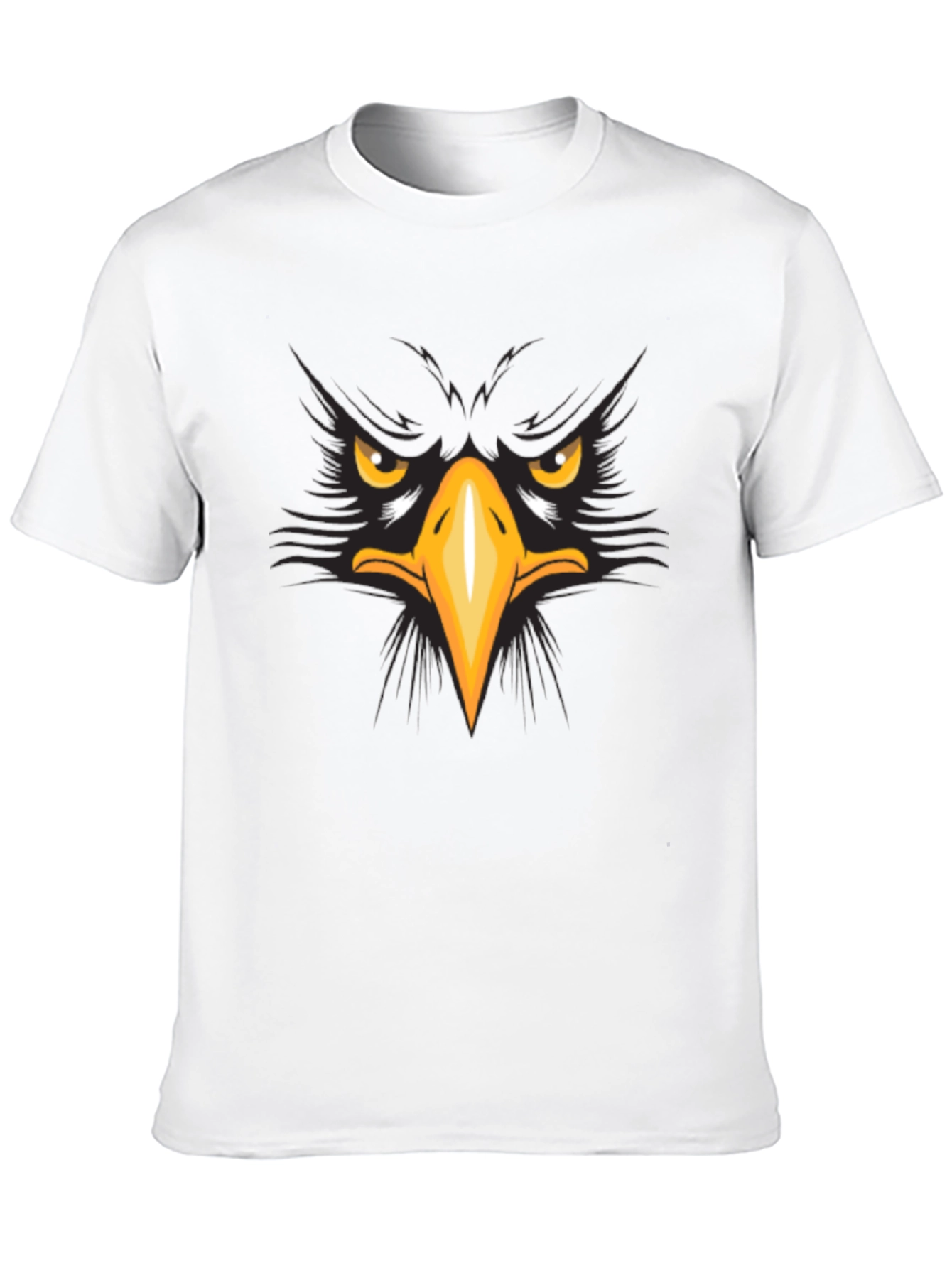 Mens Eagle Graphic Black T-Shirt
