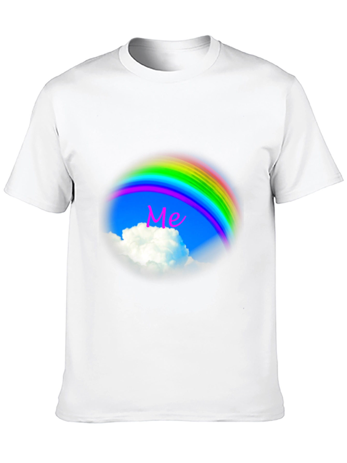 Rainbow Cloud T-Shirt - Dreamy Sky Design
