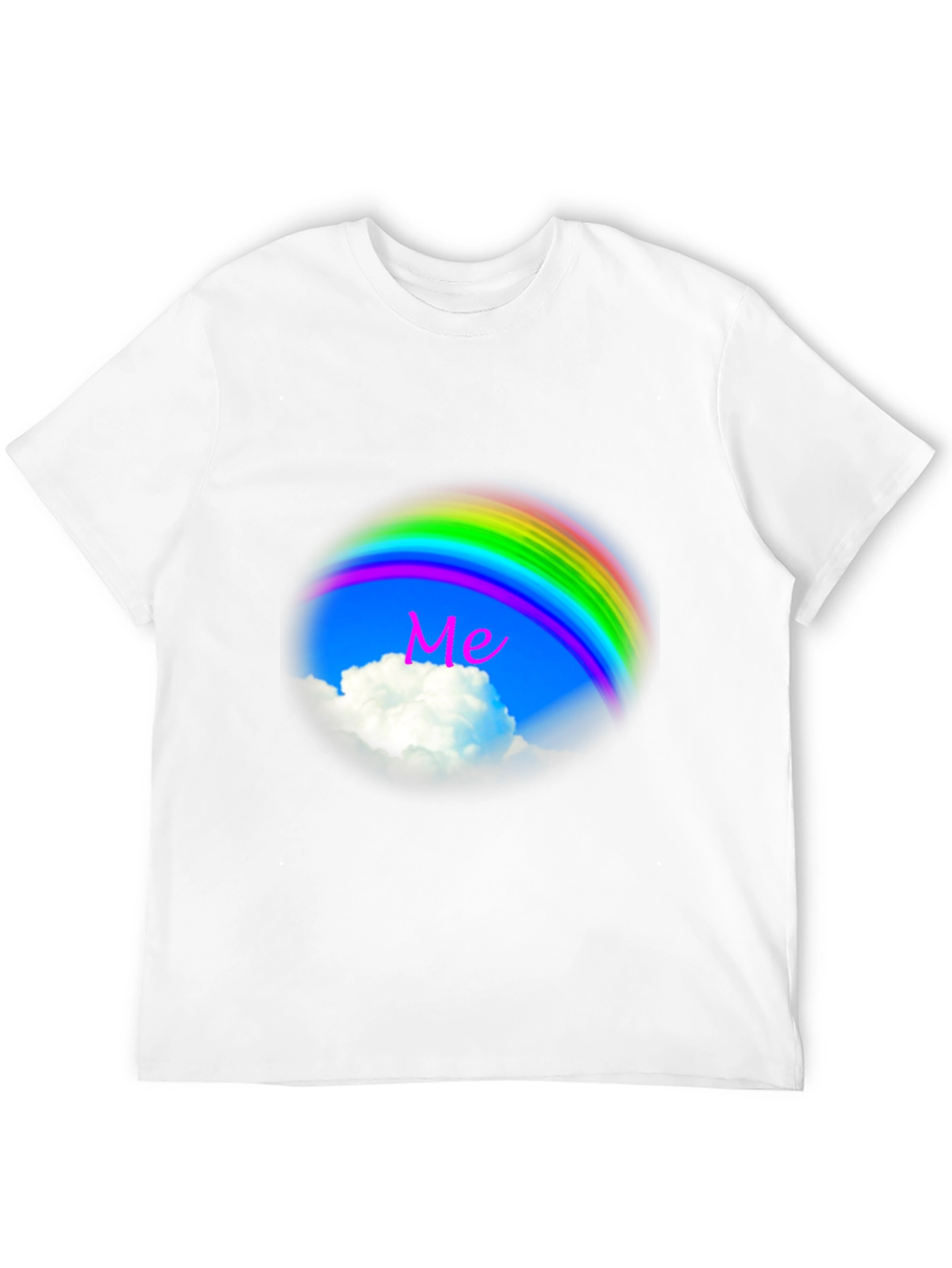 Rainbow Cloud T-Shirt - Dreamy Sky Design