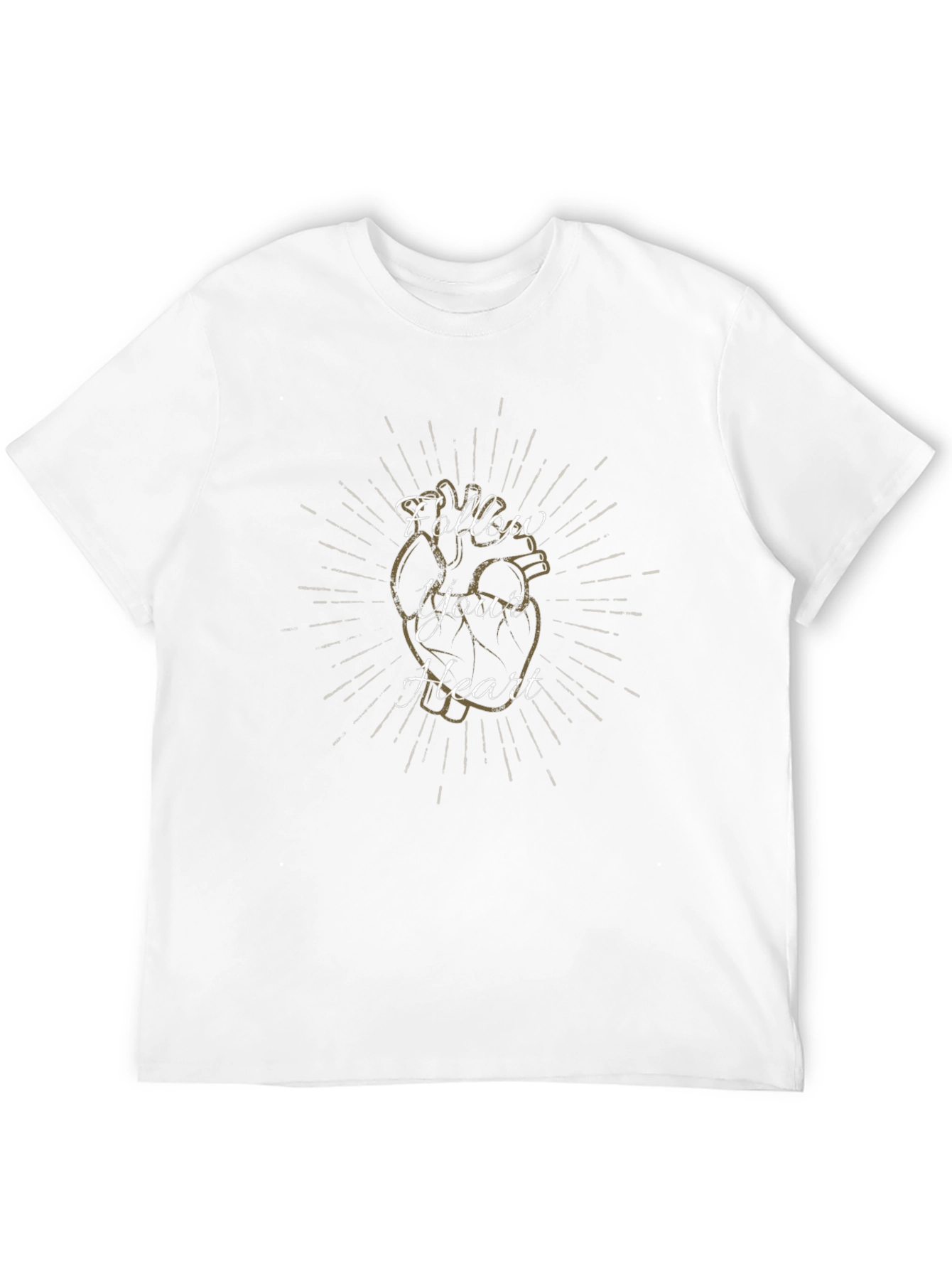 Follow Your Heart Graphic Tee - Soft Cotton Blend