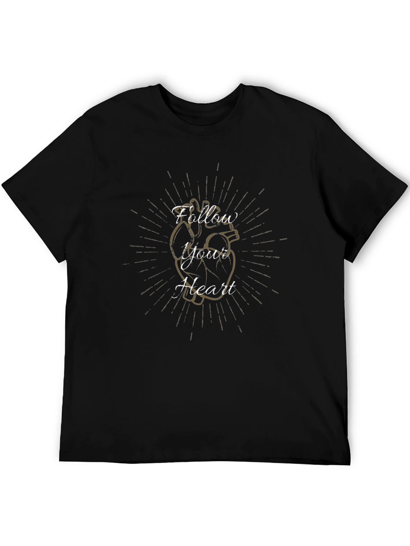 Follow Your Heart Graphic Tee - Soft Cotton Blend