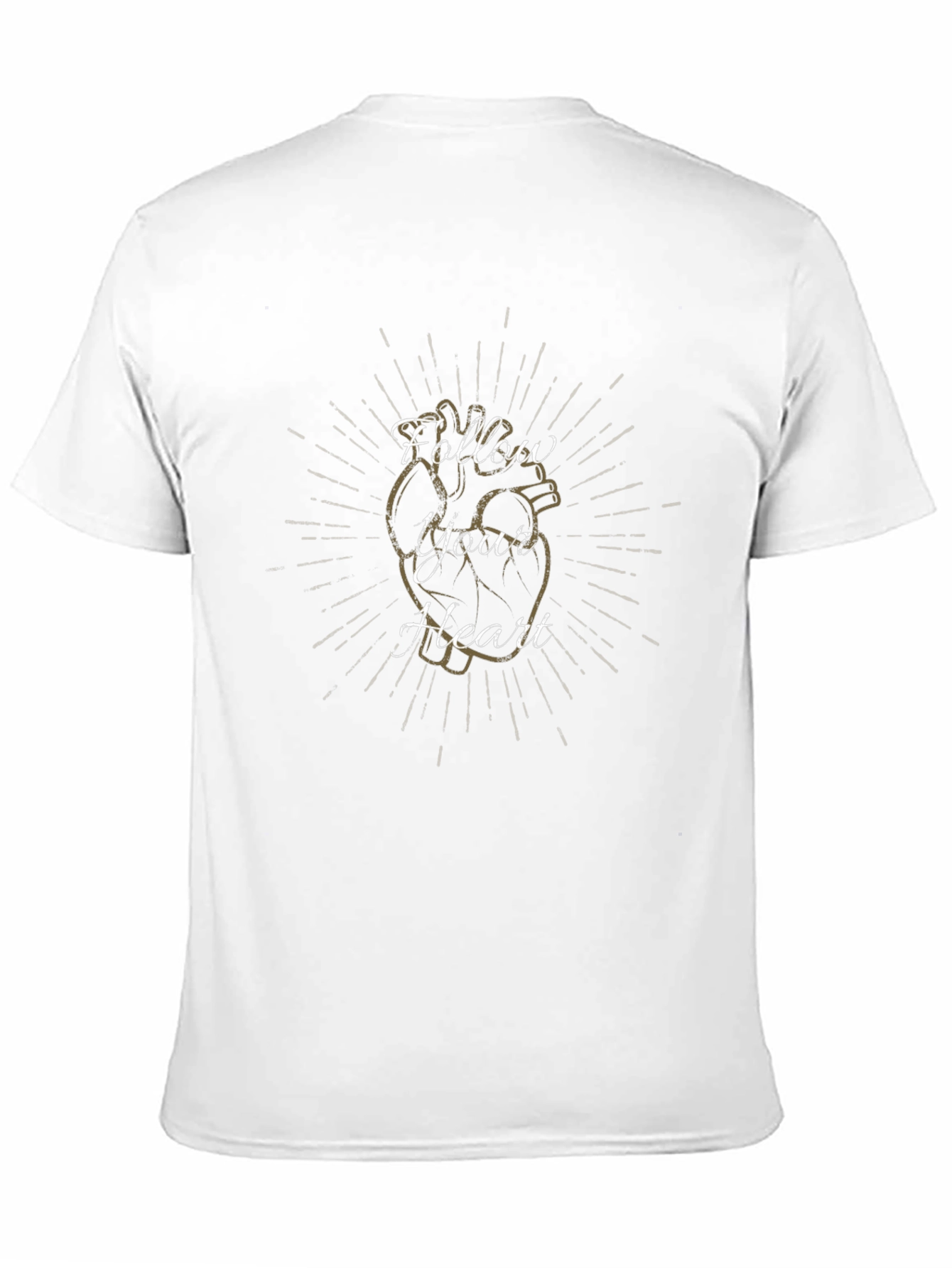 Follow Your Heart Graphic Tee - Soft Cotton Blend