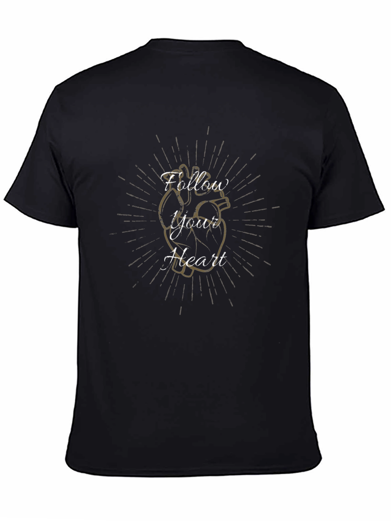Follow Your Heart Graphic Tee - Soft Cotton Blend