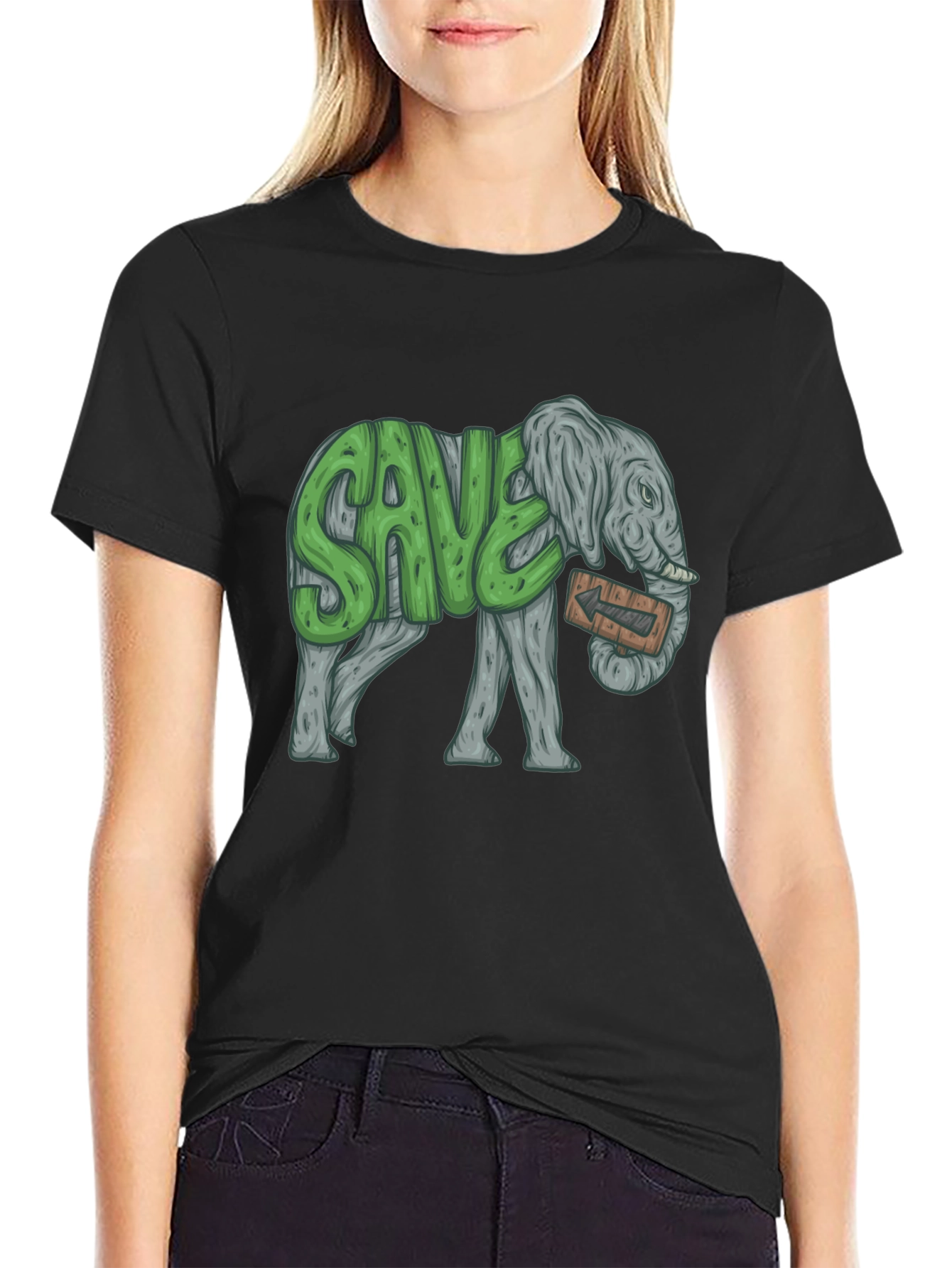 Save the Elephants Graphic T-Shirt
