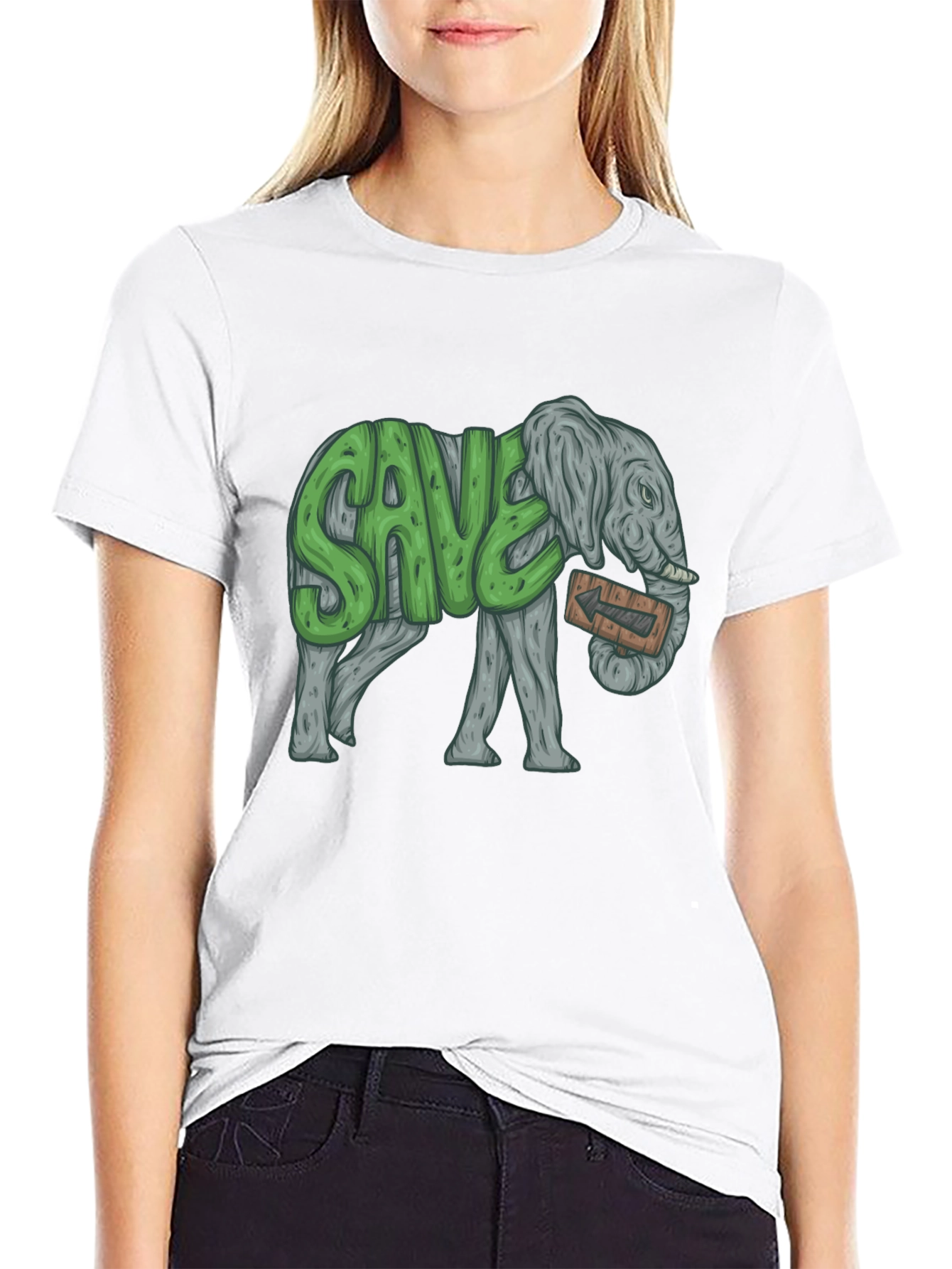 Save the Elephants Graphic T-Shirt
