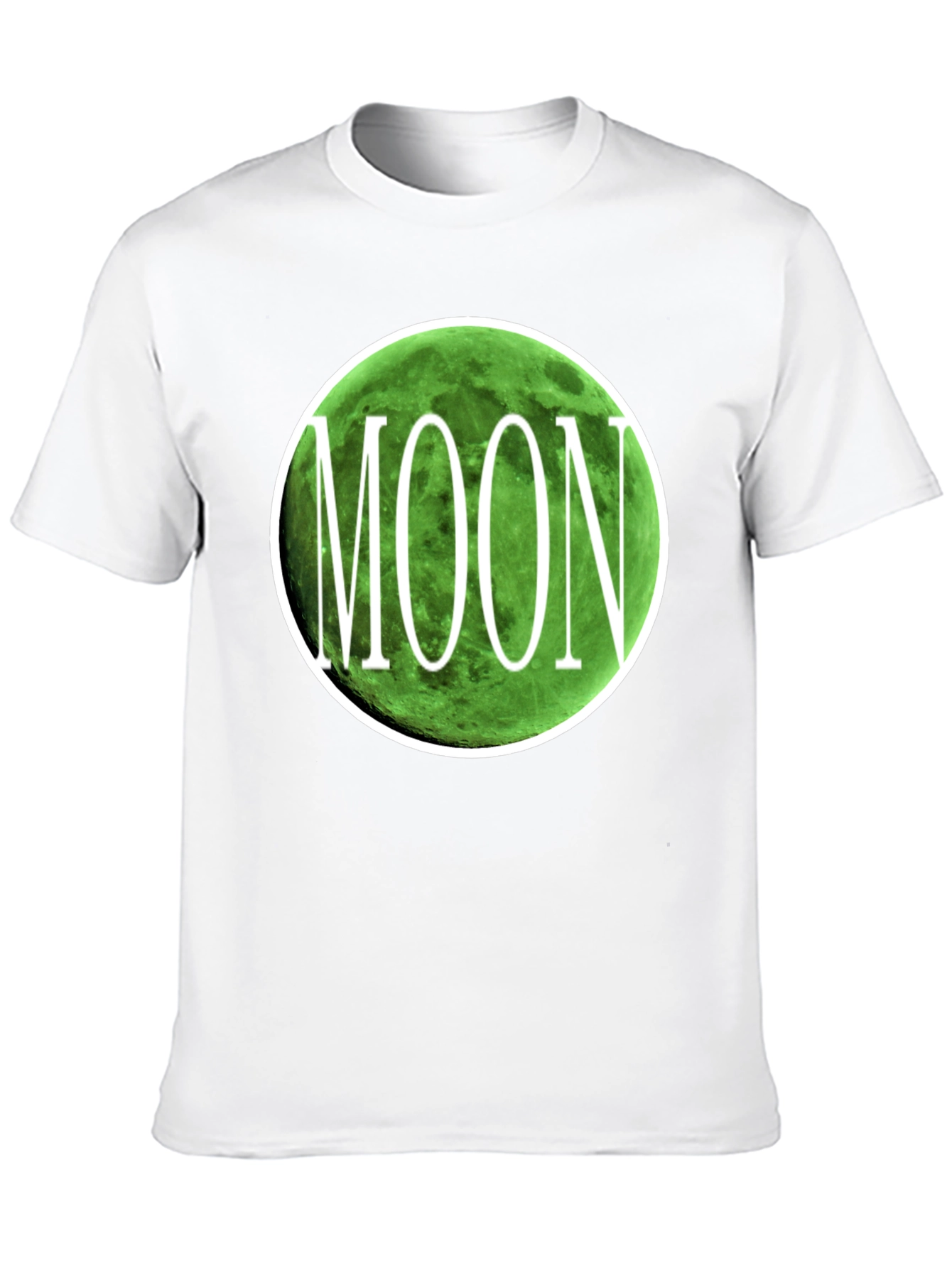 Green Moon Graphic T-Shirt - Mens Black Tee