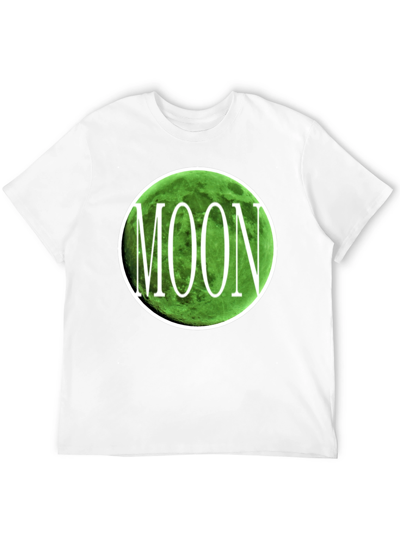 Green Moon Graphic T-Shirt - Mens Black Tee