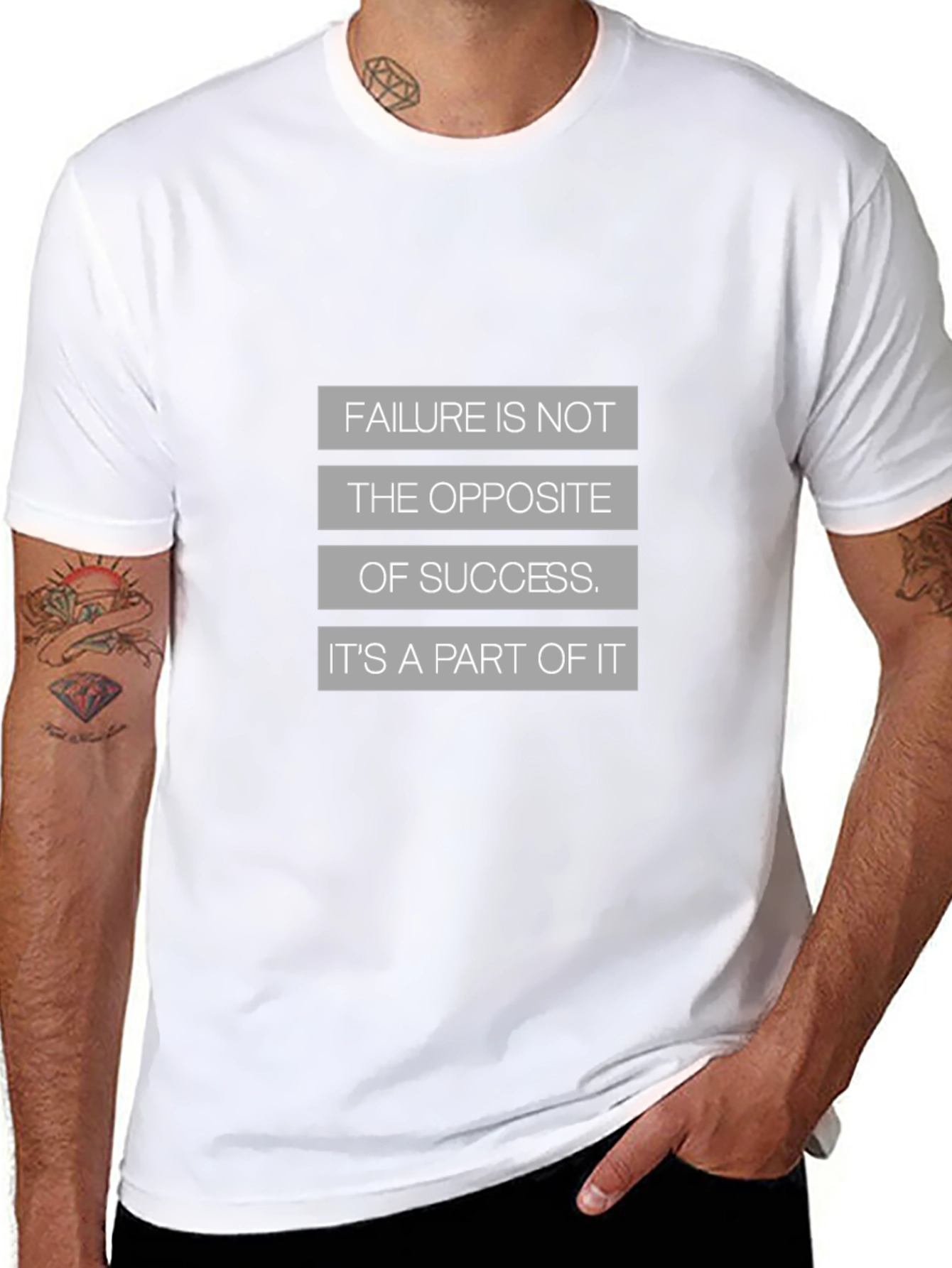 Inspirational Quote T-Shirt - Failure is Part of Success