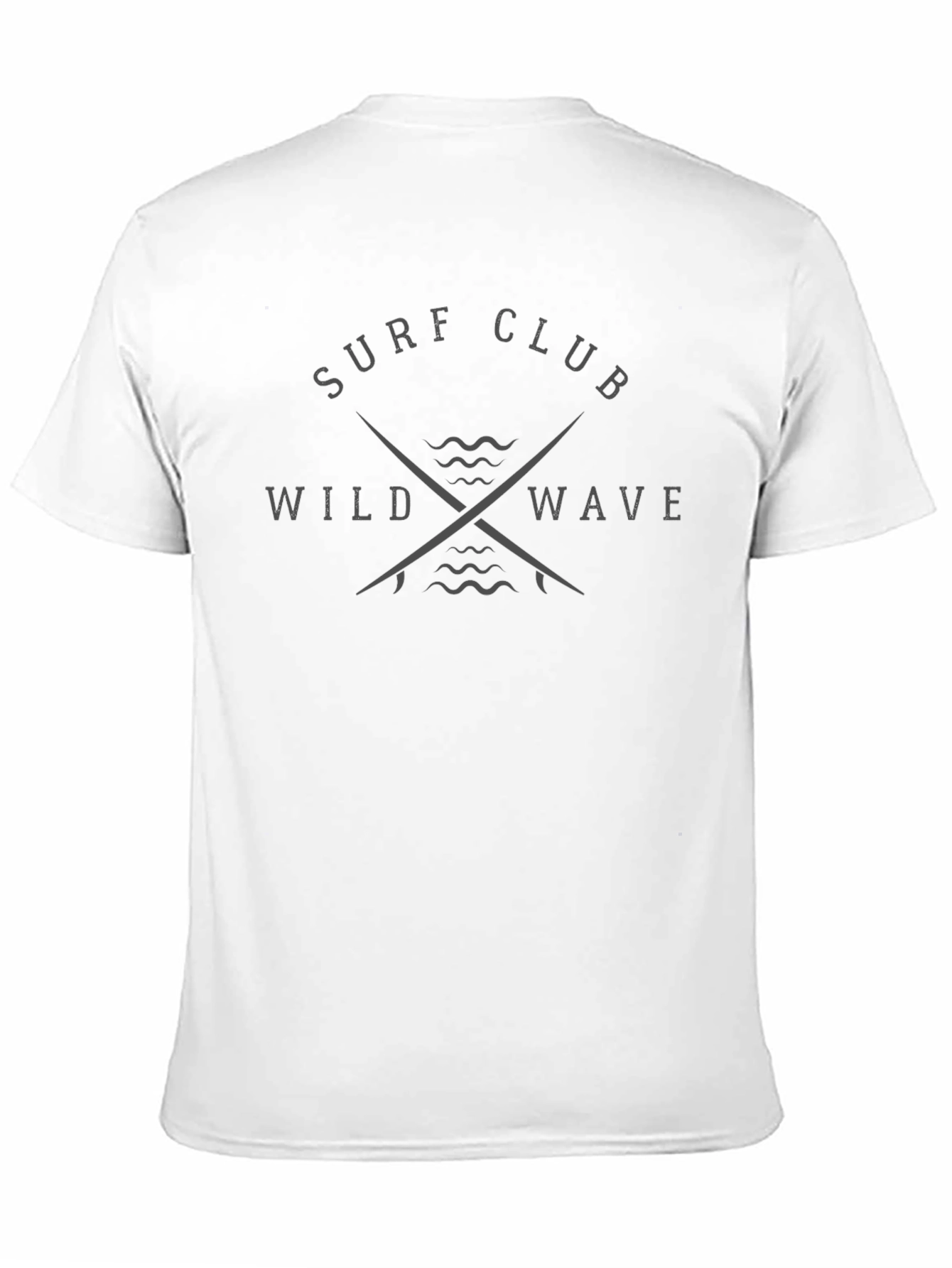 Surf Club Wild Wave Black T-Shirt