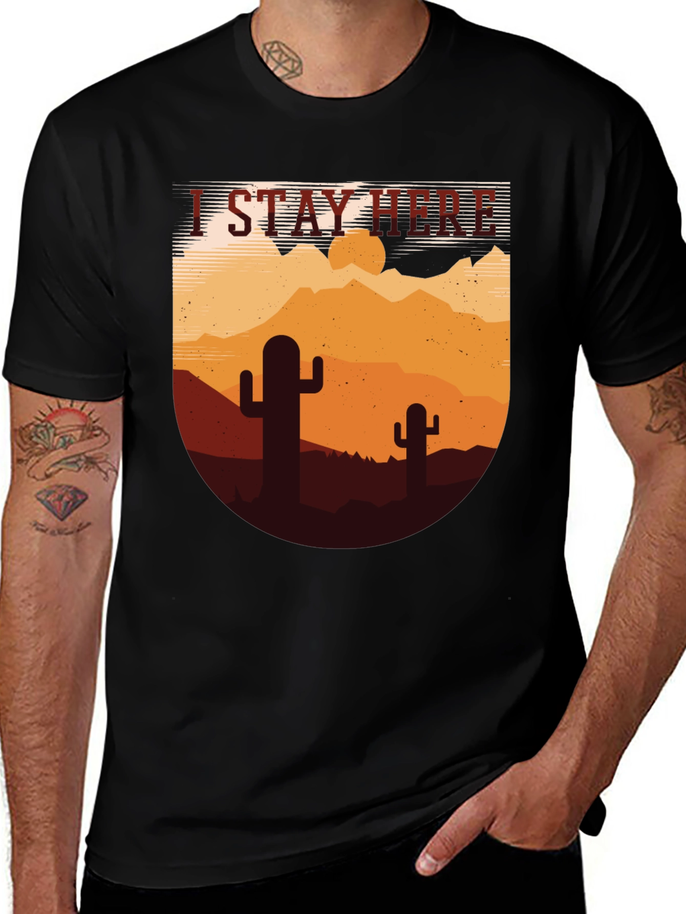 Desert Graphic Tee - I Stay Here