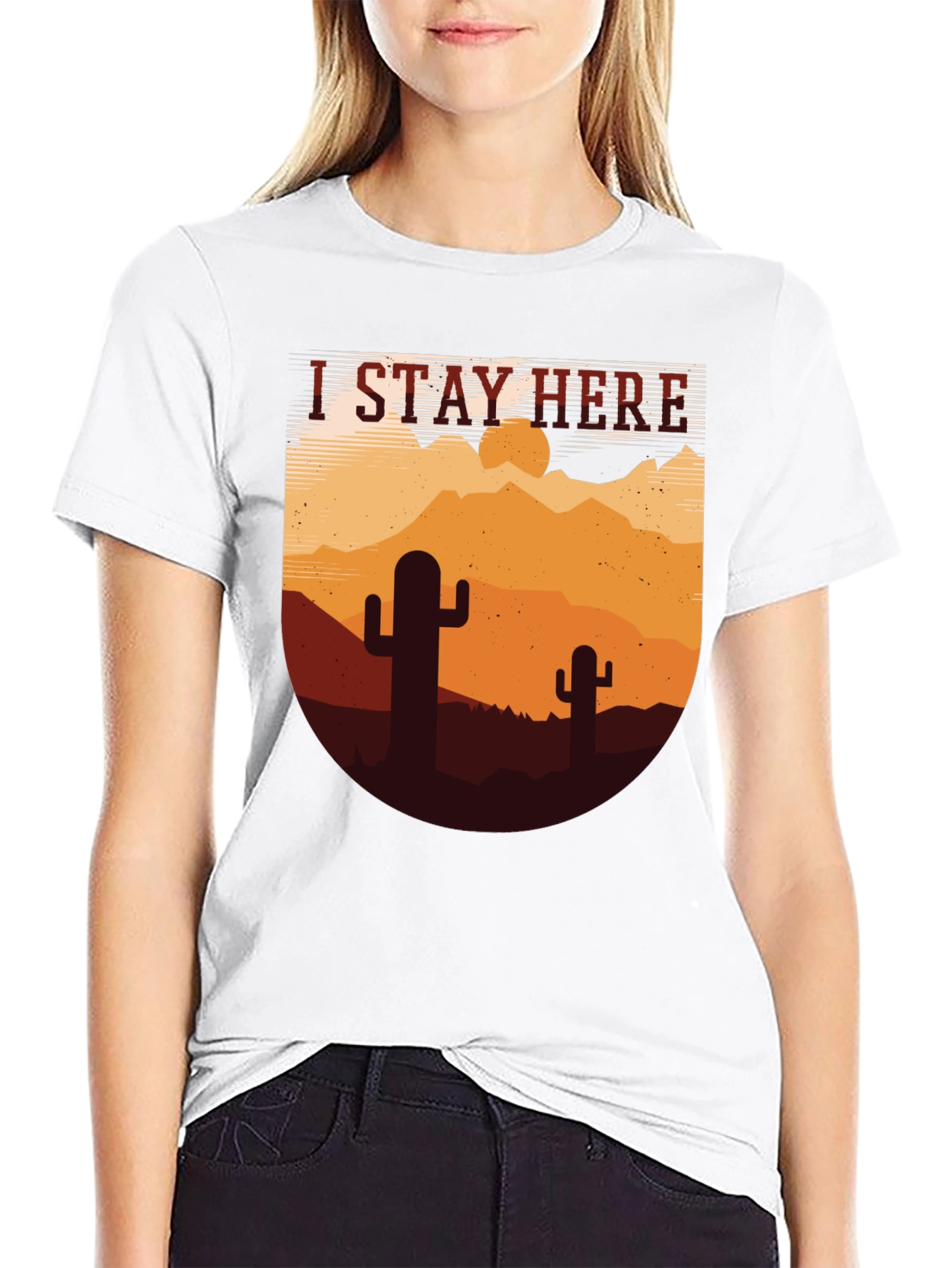 Desert Graphic Tee - I Stay Here