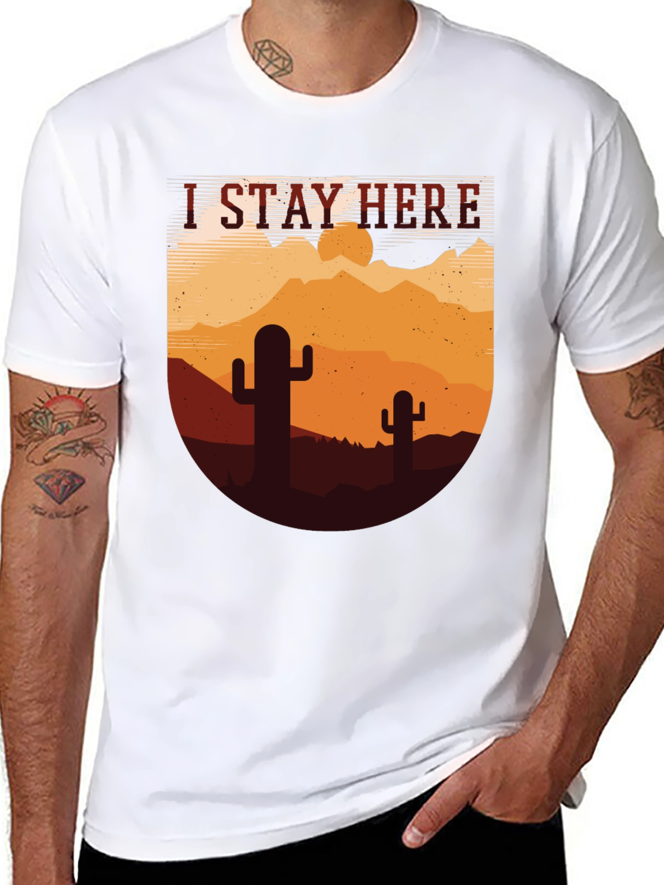 Desert Graphic Tee - I Stay Here