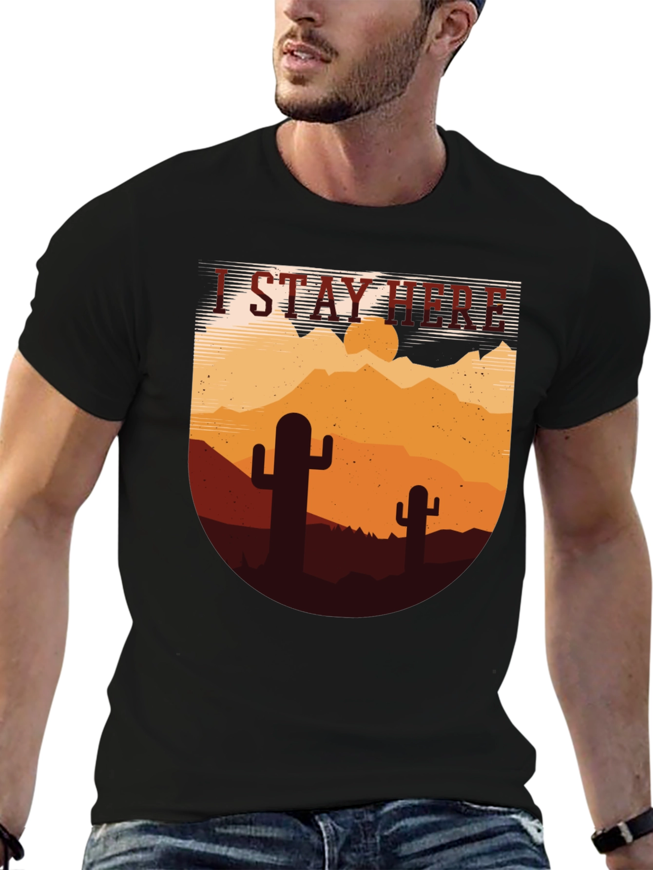 Desert Graphic Tee - I Stay Here