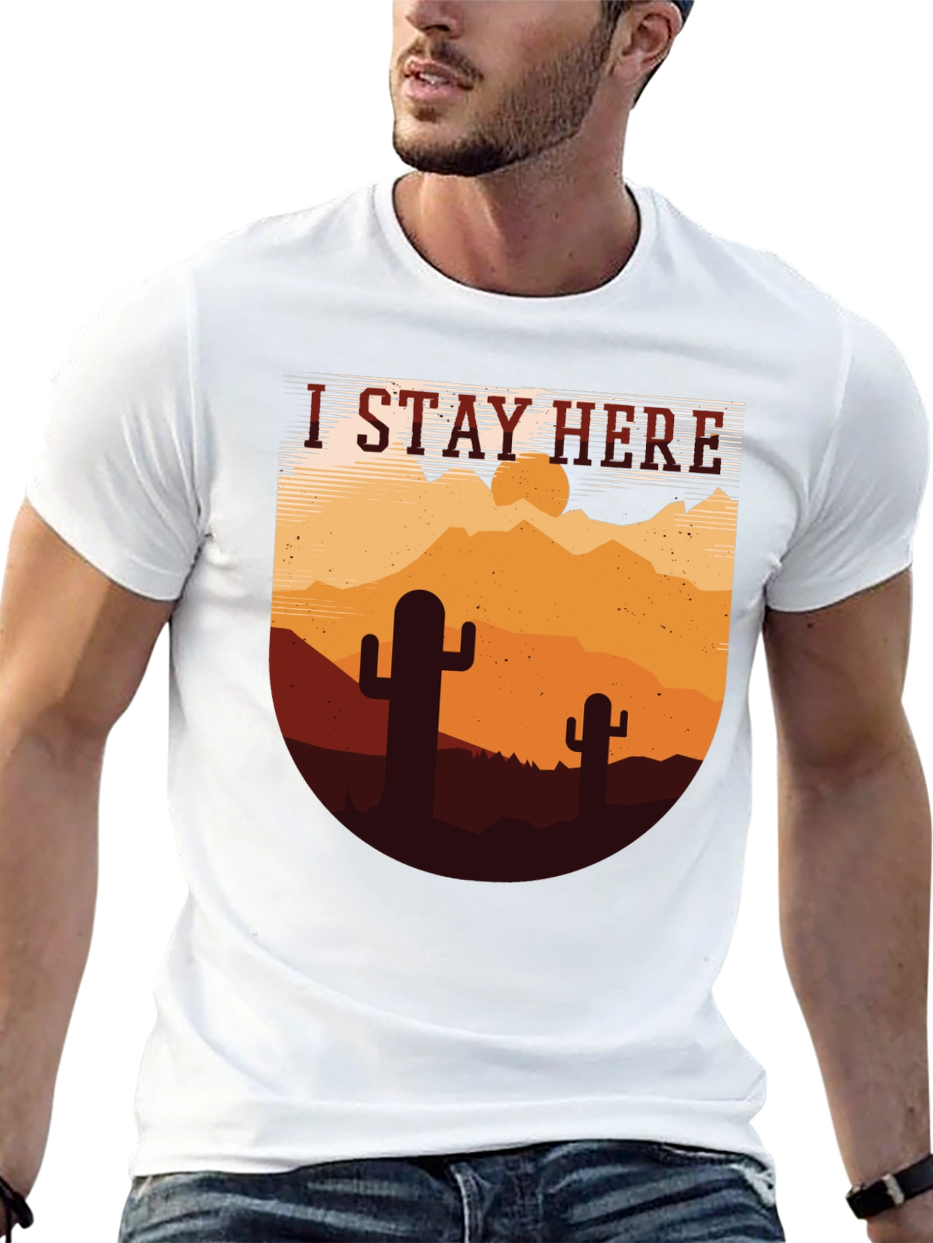 Desert Graphic Tee - I Stay Here