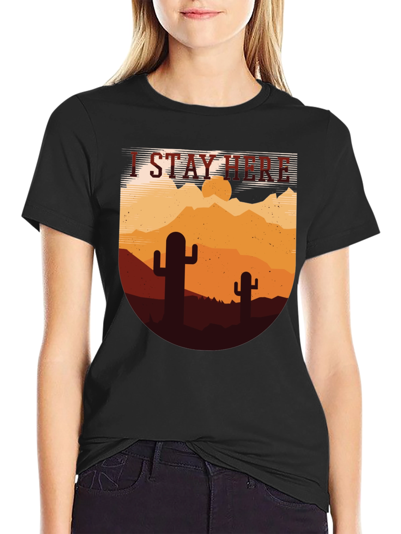Desert Graphic Tee - I Stay Here
