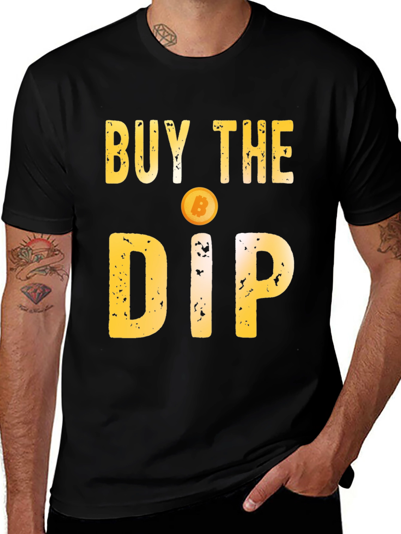 Buy the Dip Bitcoin Crypto T-Shirt