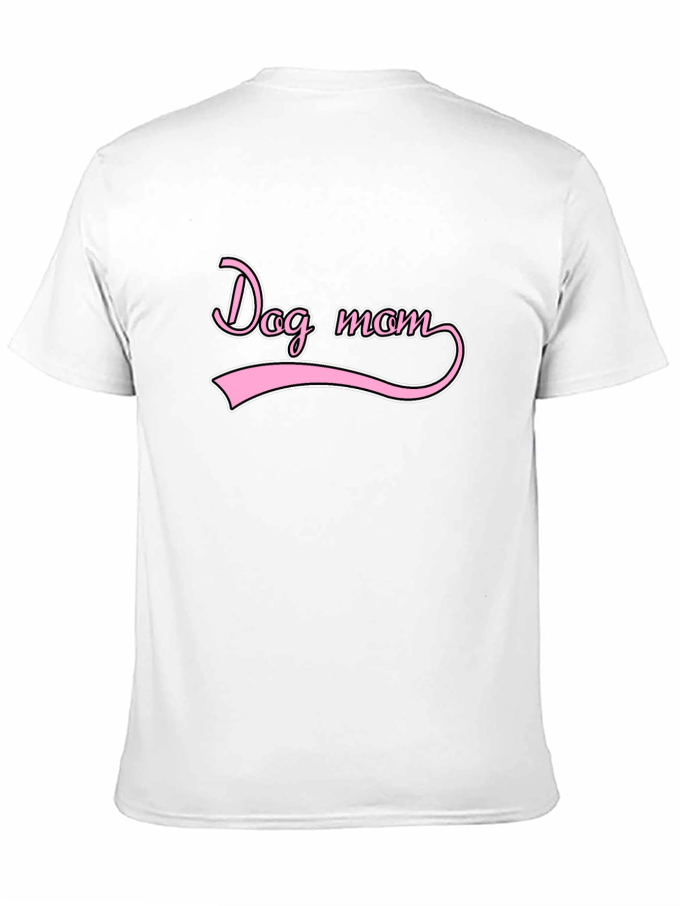 Dog Mom Graphic Tee - Casual Black T-Shirt