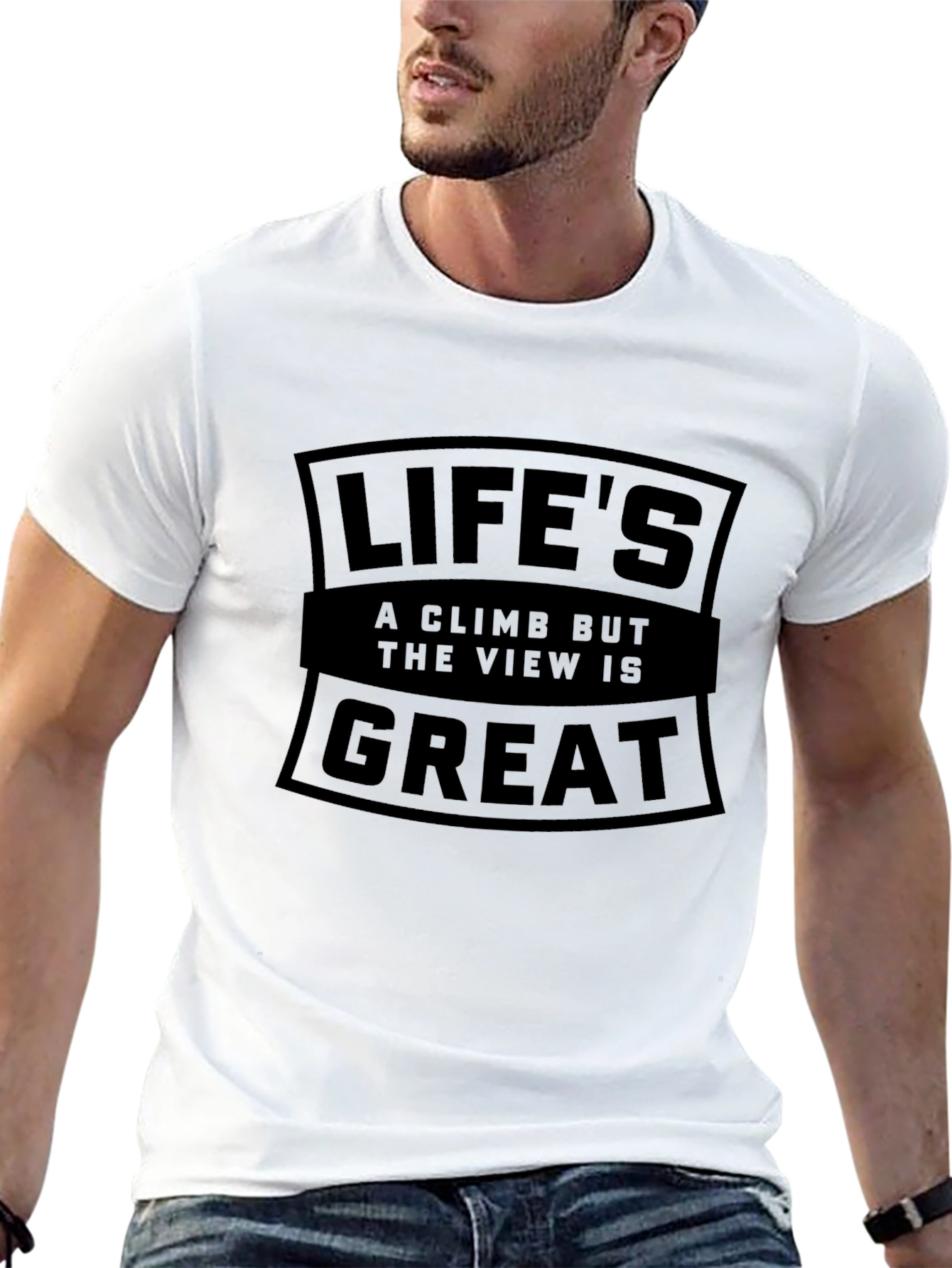 Lifes a Climb T-Shirt - Inspiring Graphic Tee