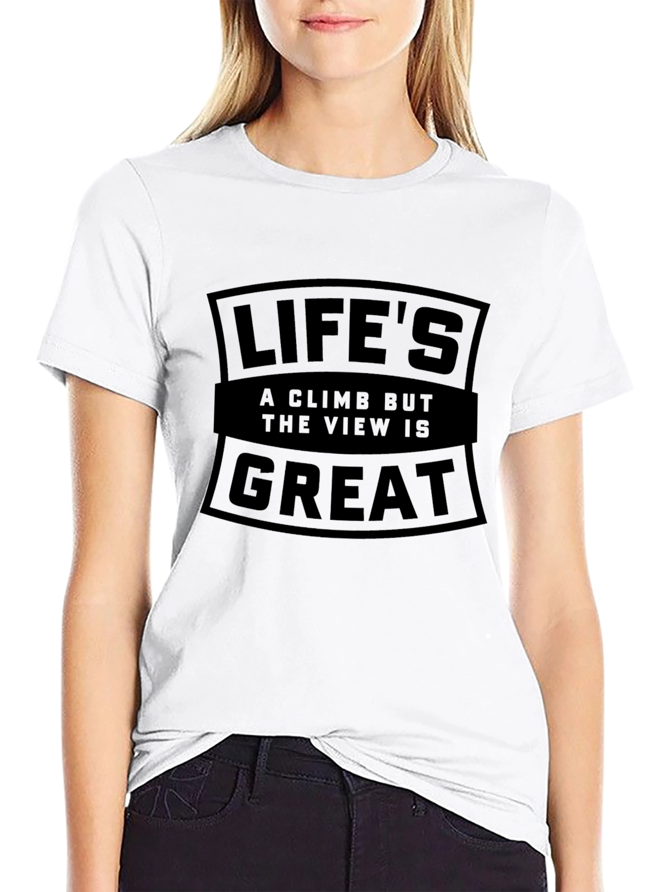 Lifes a Climb T-Shirt - Inspiring Graphic Tee